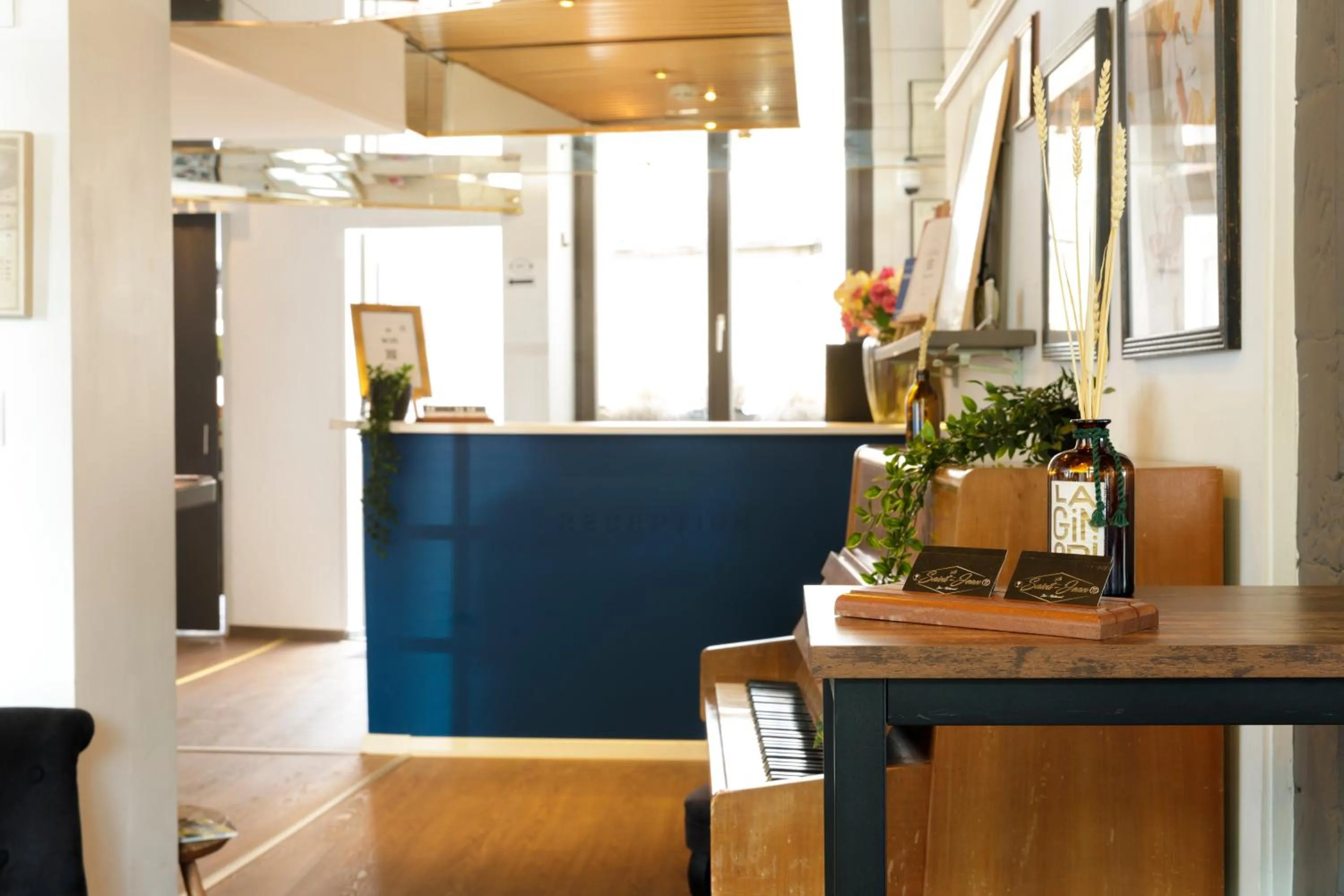 Lobby or reception in Hôtel de l'Ange