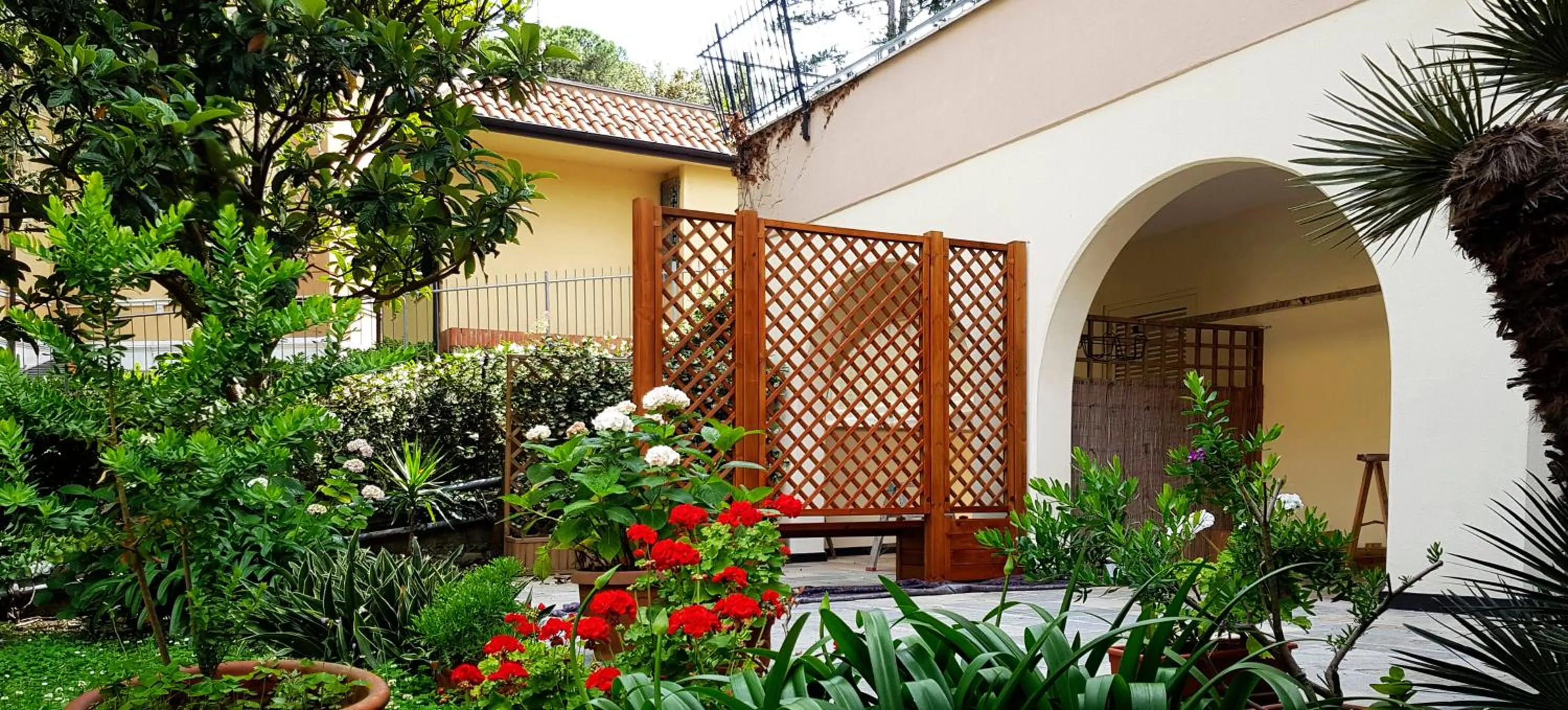 Garden in Hotel Villa Adriana