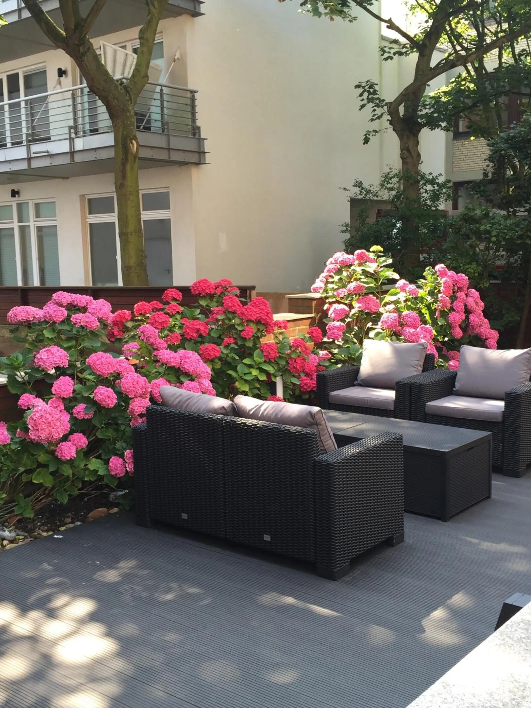 Patio in Dünenblick Apartments