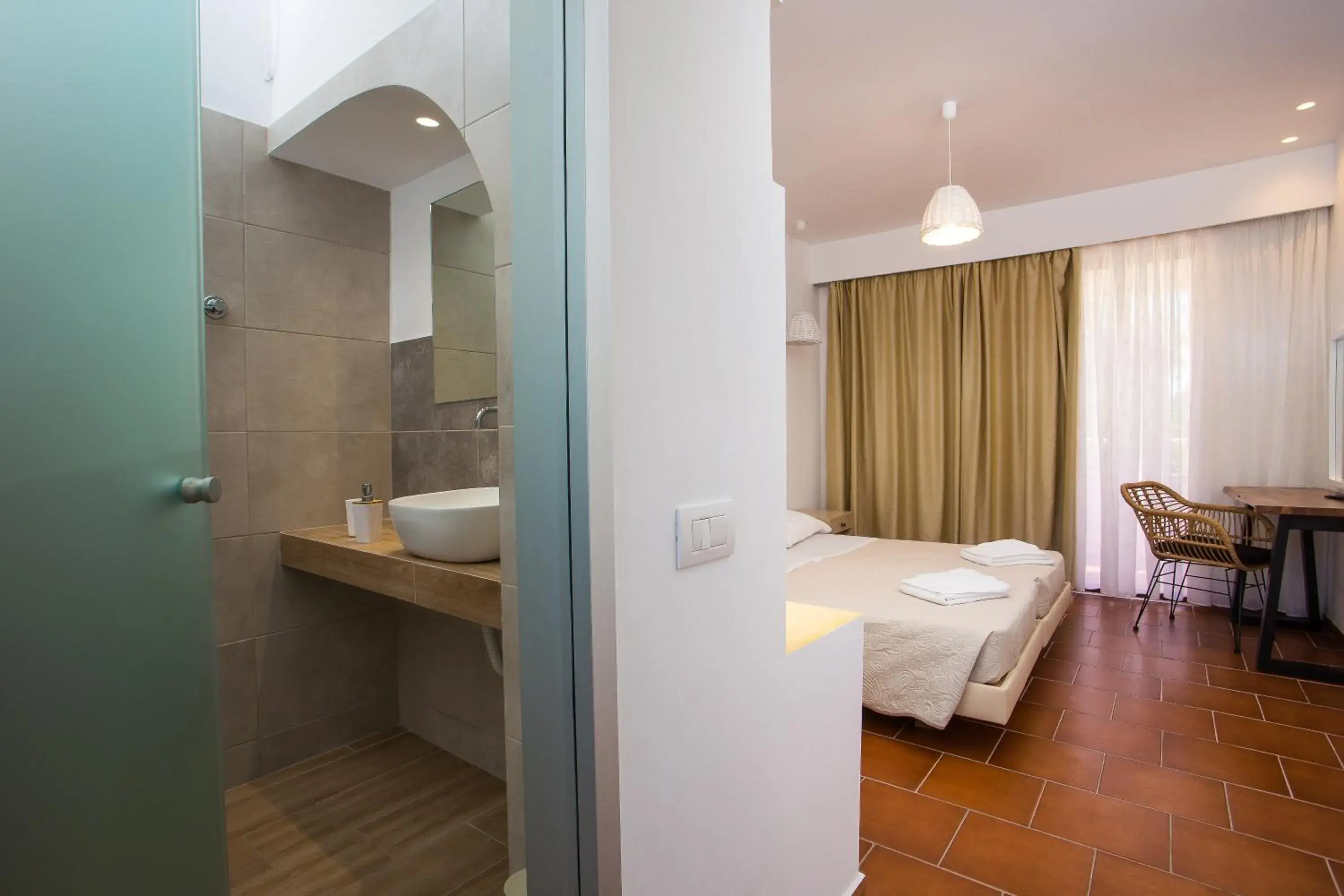 Bed in Muses Hotel Bed in Muses Hotel