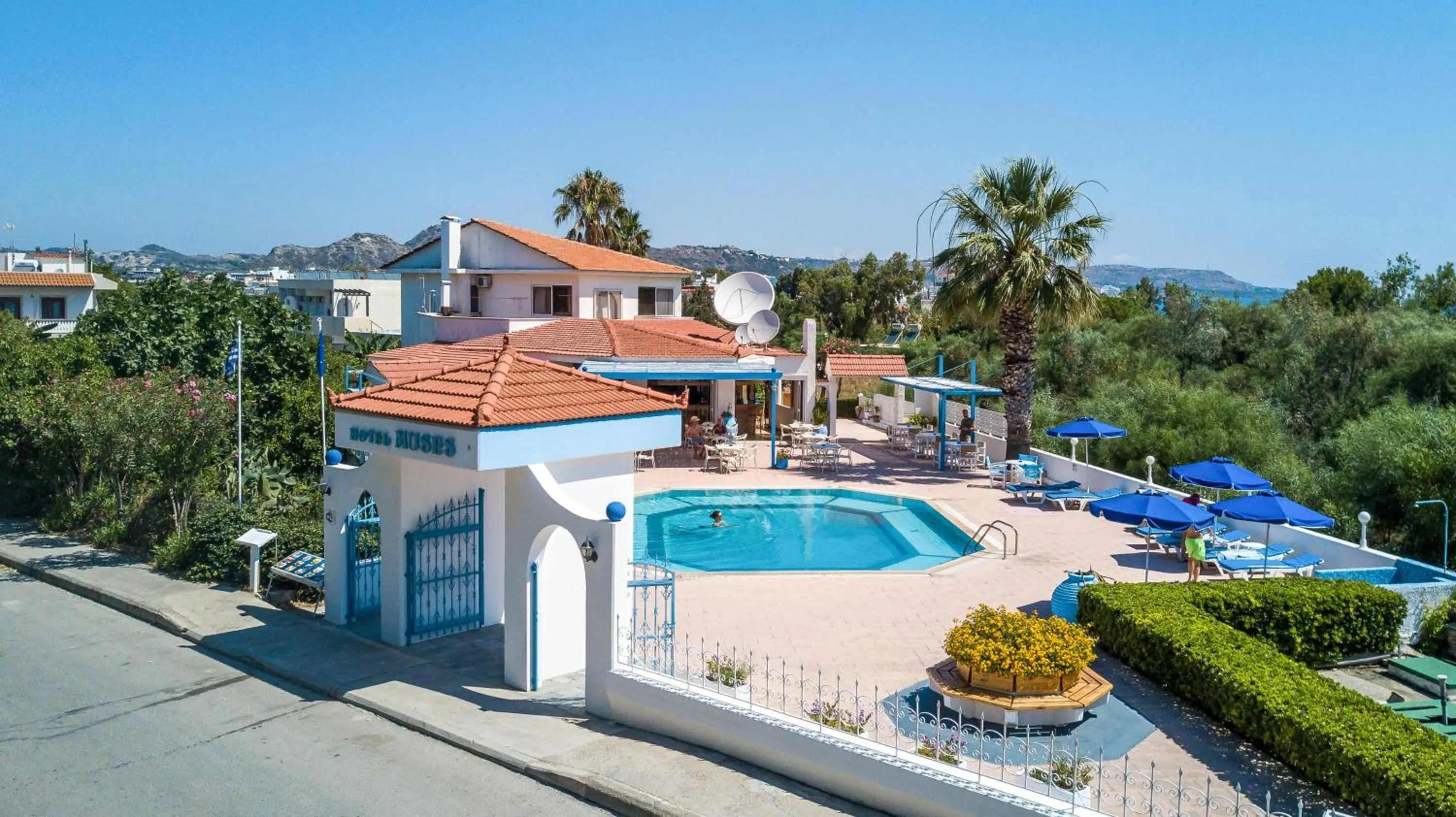 Swimming pool in Muses Hotel