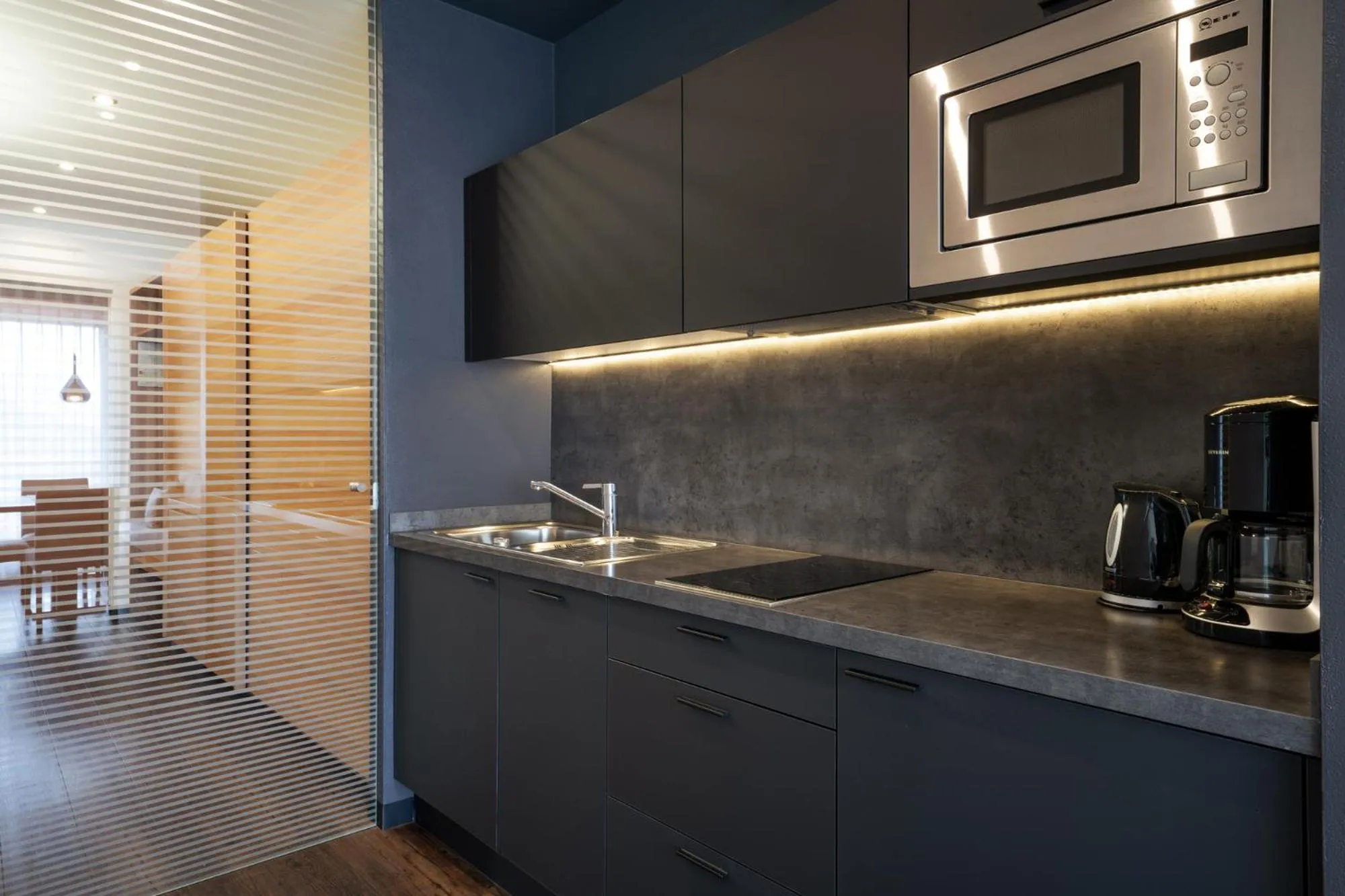 Kitchen or kitchenette in Alagundis Apartment Residence