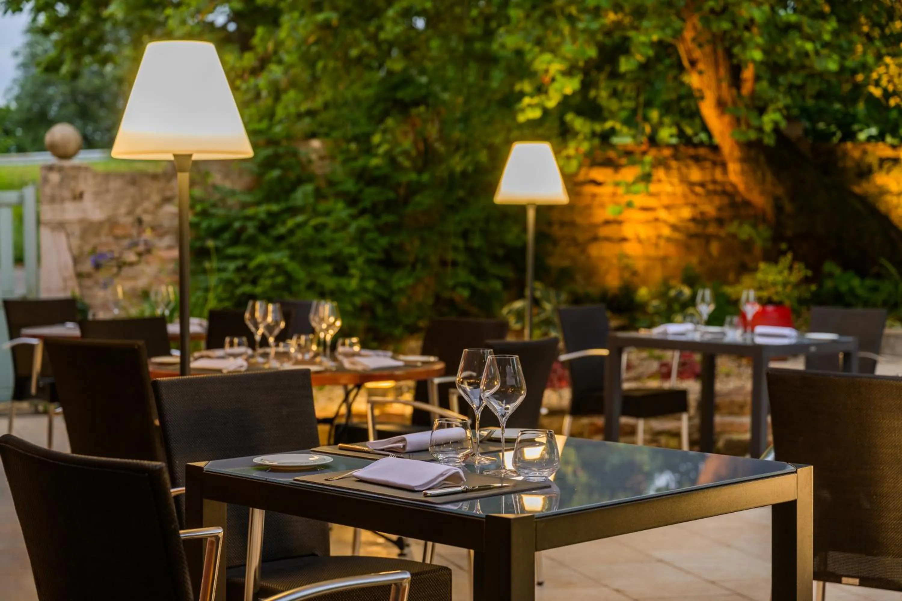 Patio in Le Moulin du Gastronome