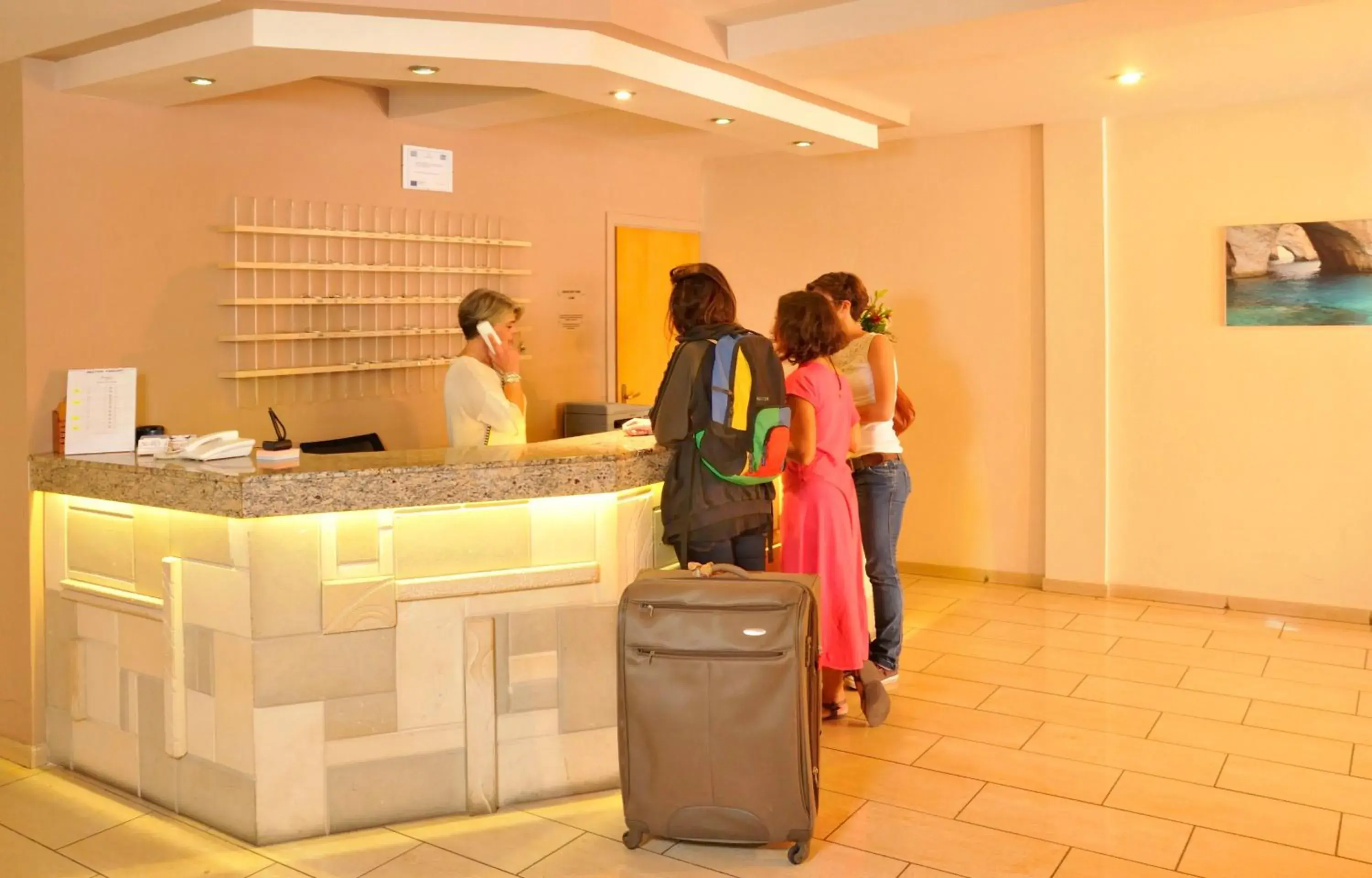 Lobby or reception in Carina Hotel Lobby or reception in Carina Hotel