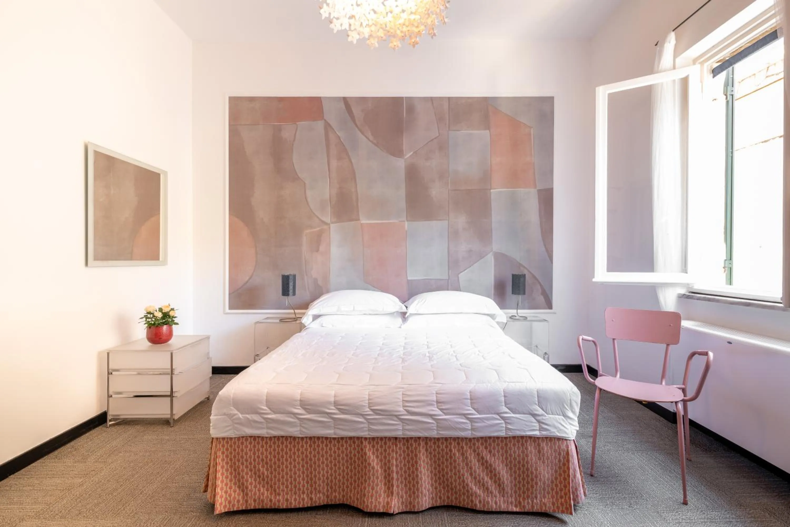 Bedroom, Bed in Albergo Minerva