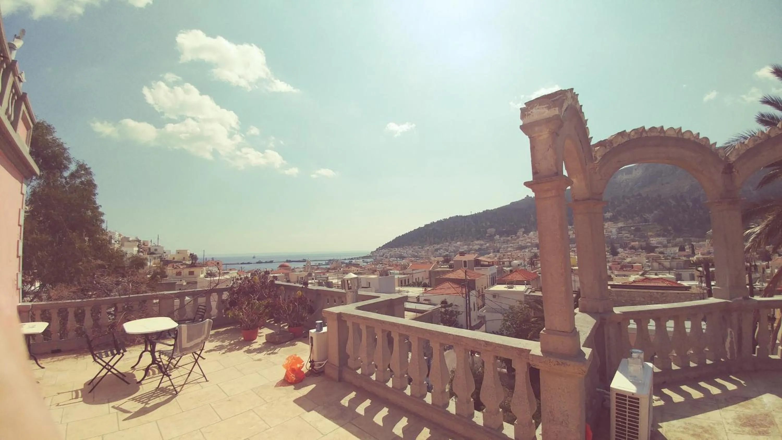 Balcony/Terrace in Villa Melina Hotel