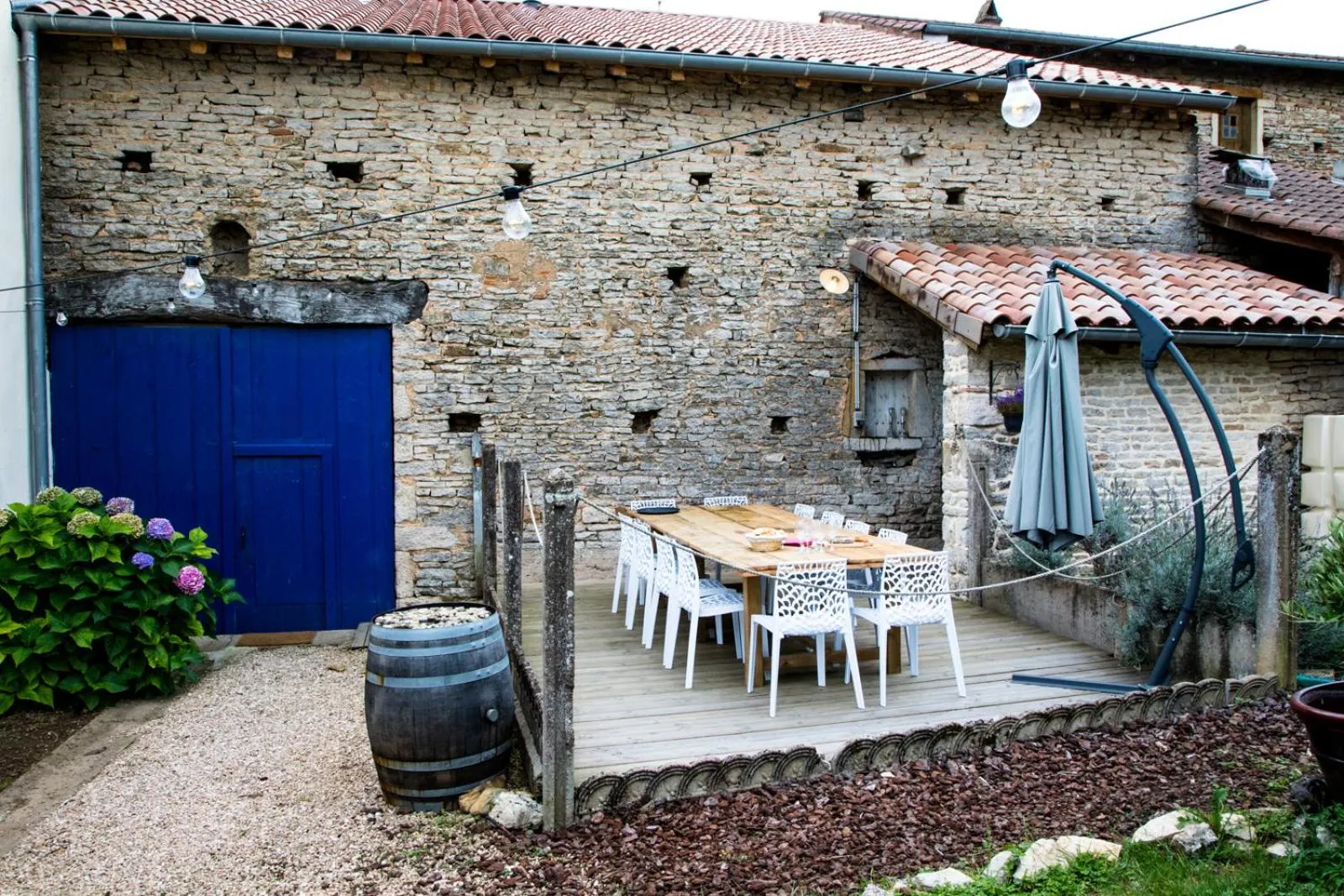 Garden in Les Portails Bleus