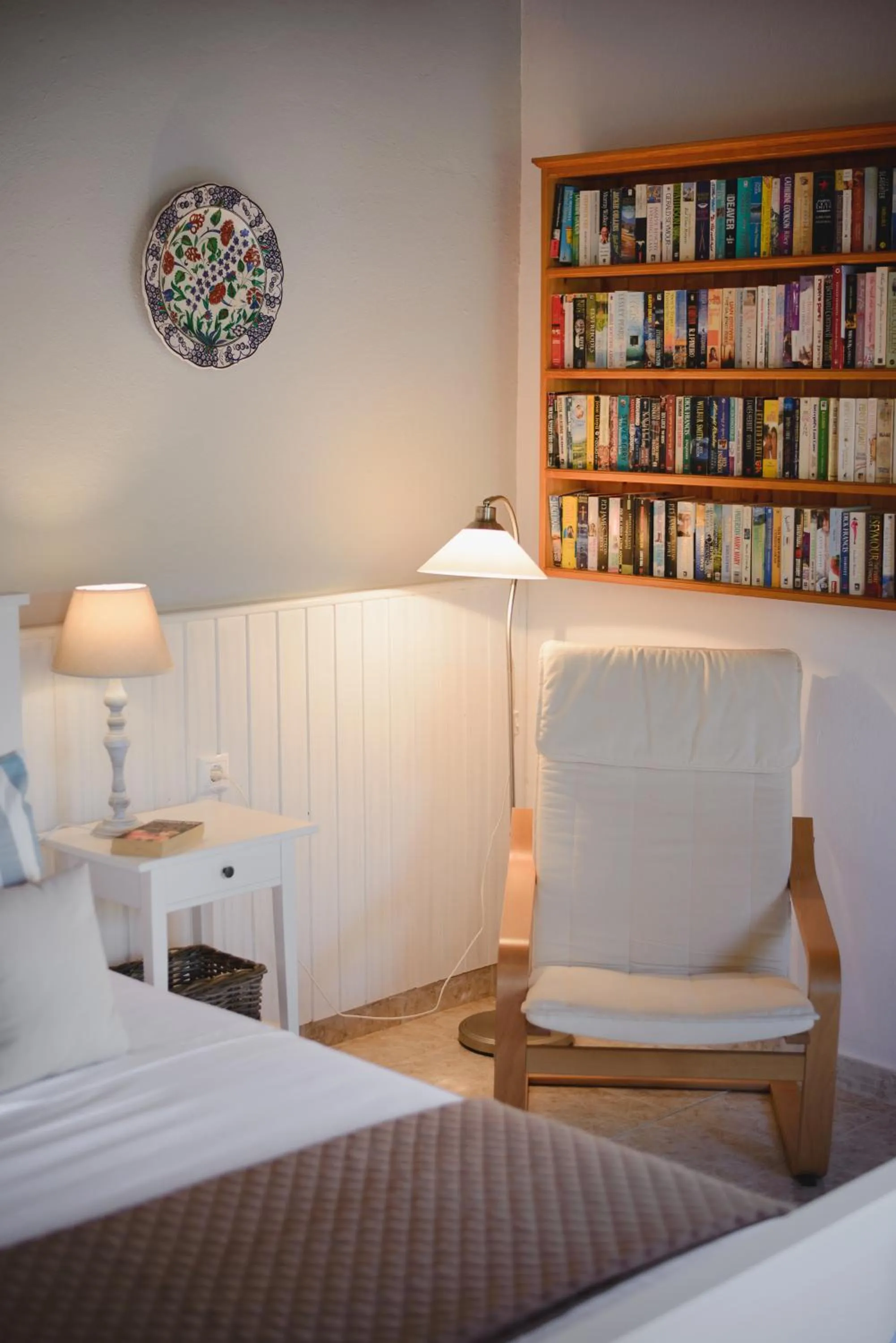 Bed in Thea Villas and Suite