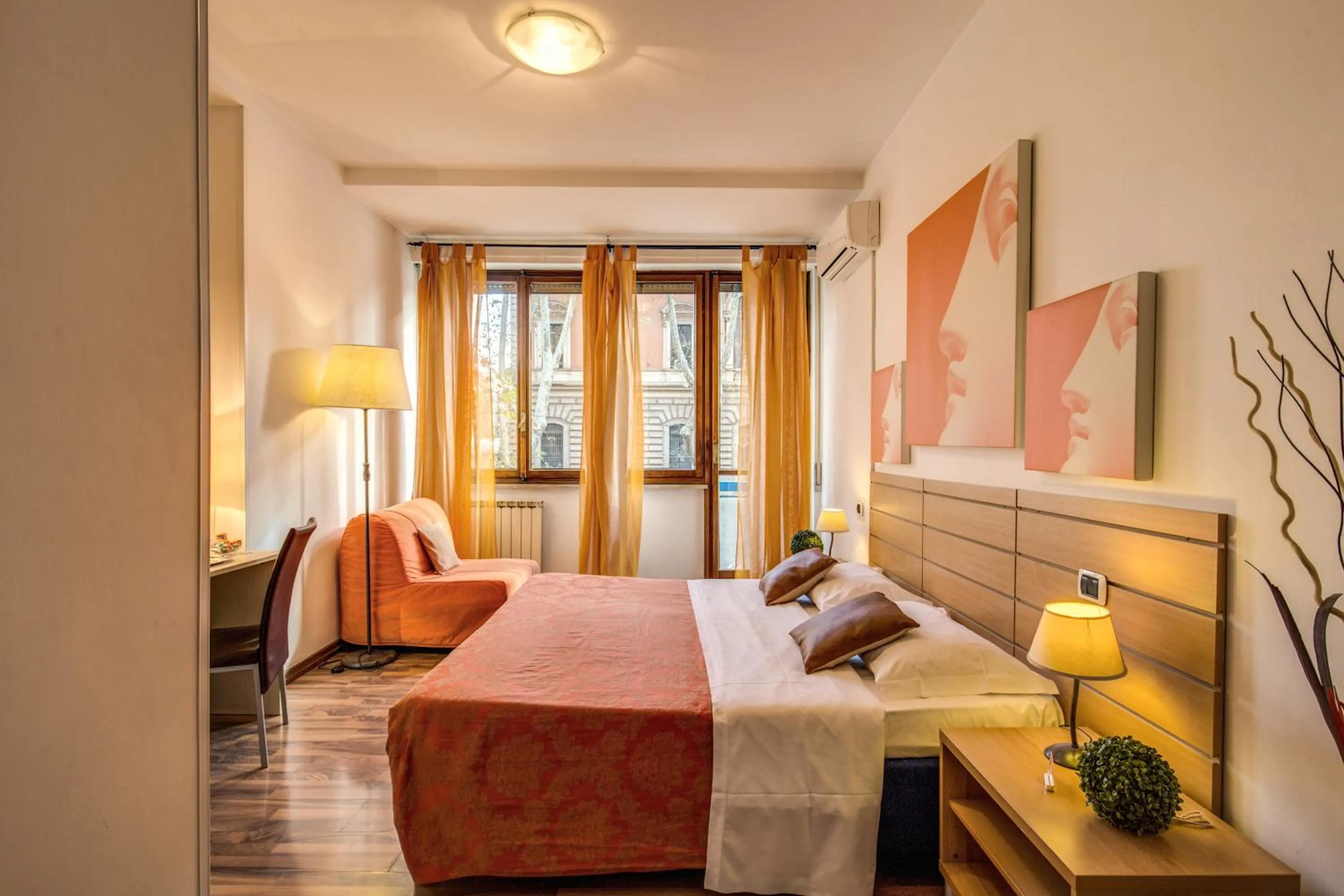 Bedroom, Bed in Trastevere Rooms