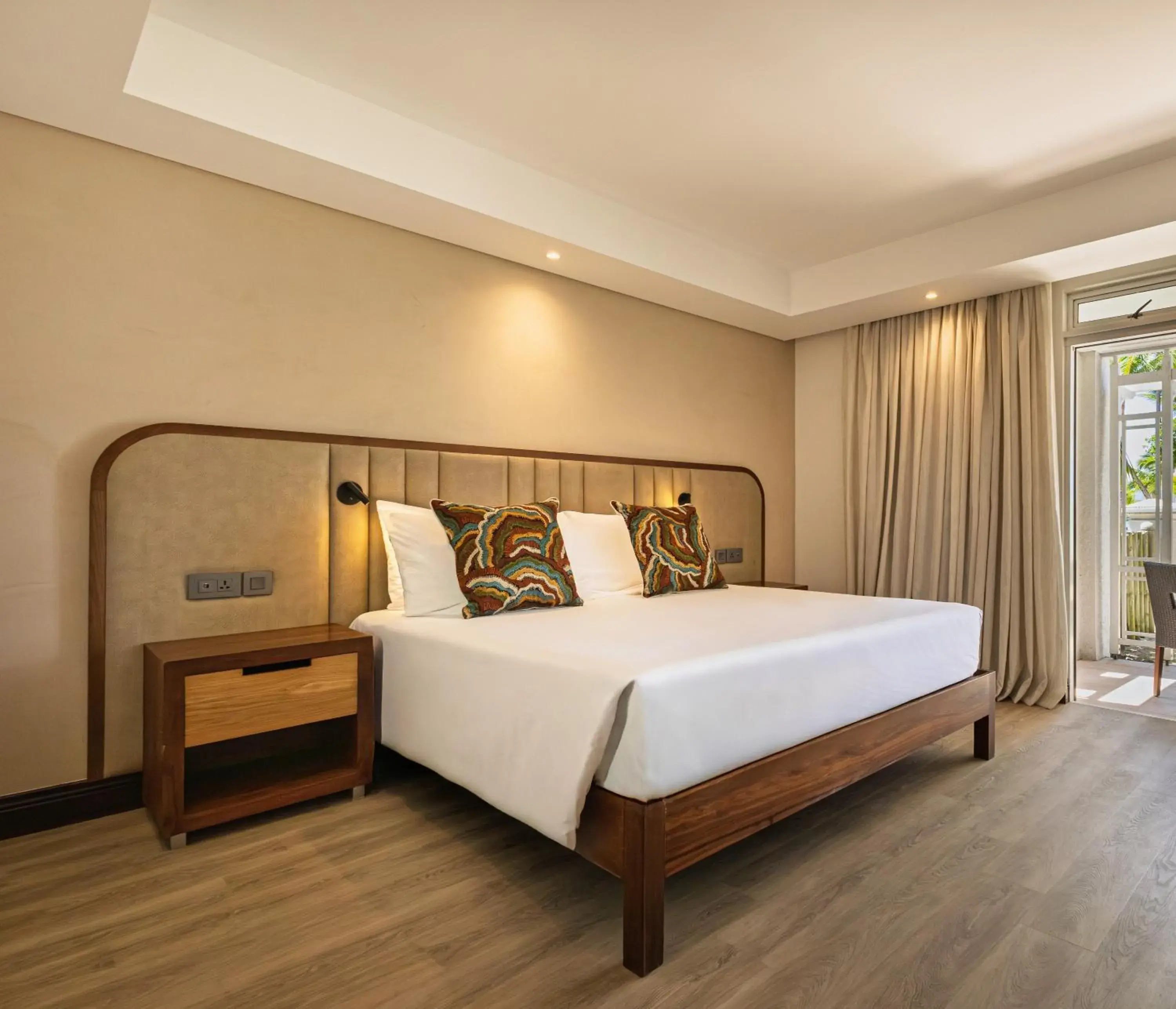 Bed in Shandrani Beachcomber Resort & Spa Bed in Shandrani Beachcomber Resort & Spa