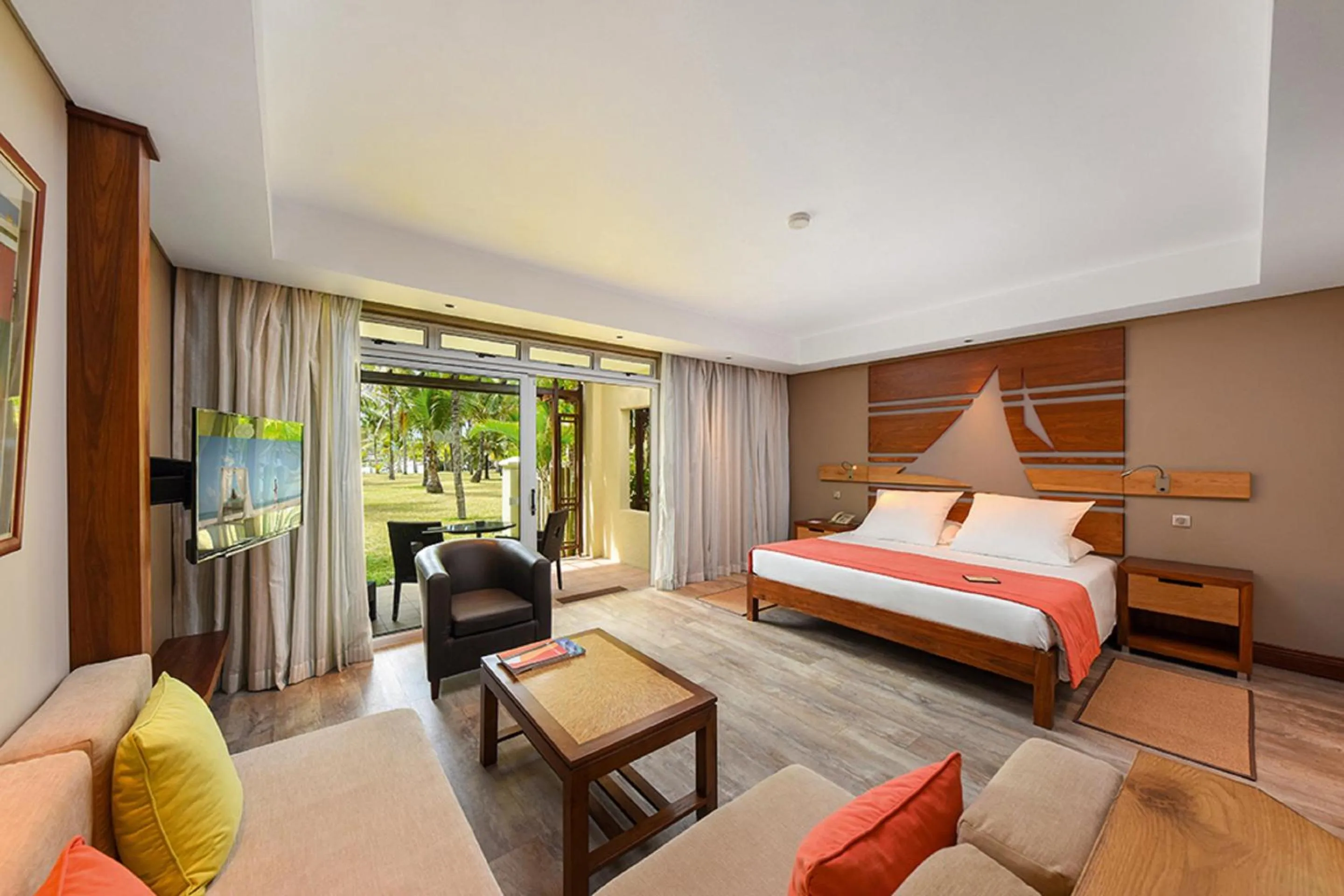 View (from property/room), Bed in Shandrani Beachcomber Resort & Spa
