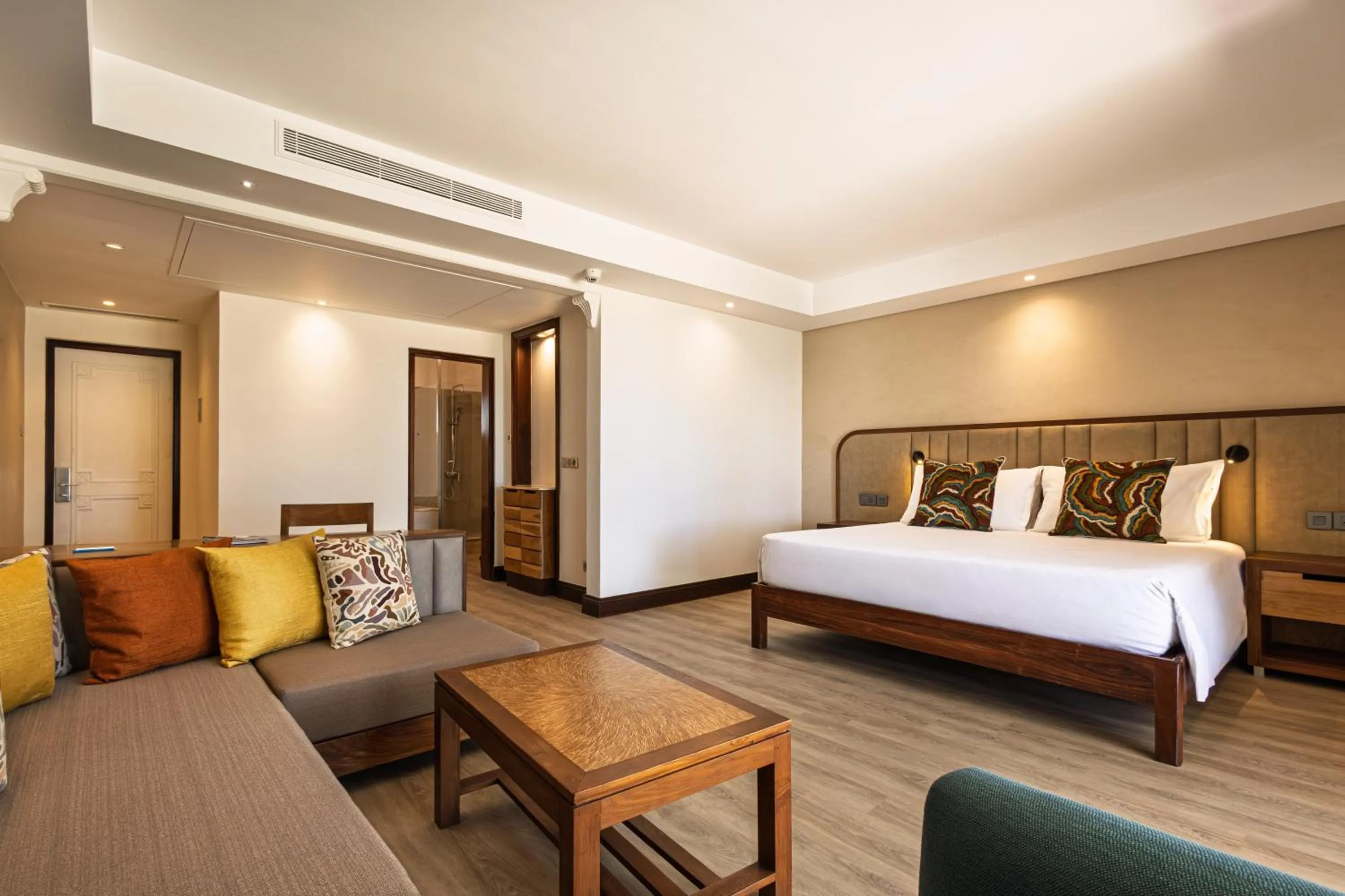 Bed in Shandrani Beachcomber Resort & Spa