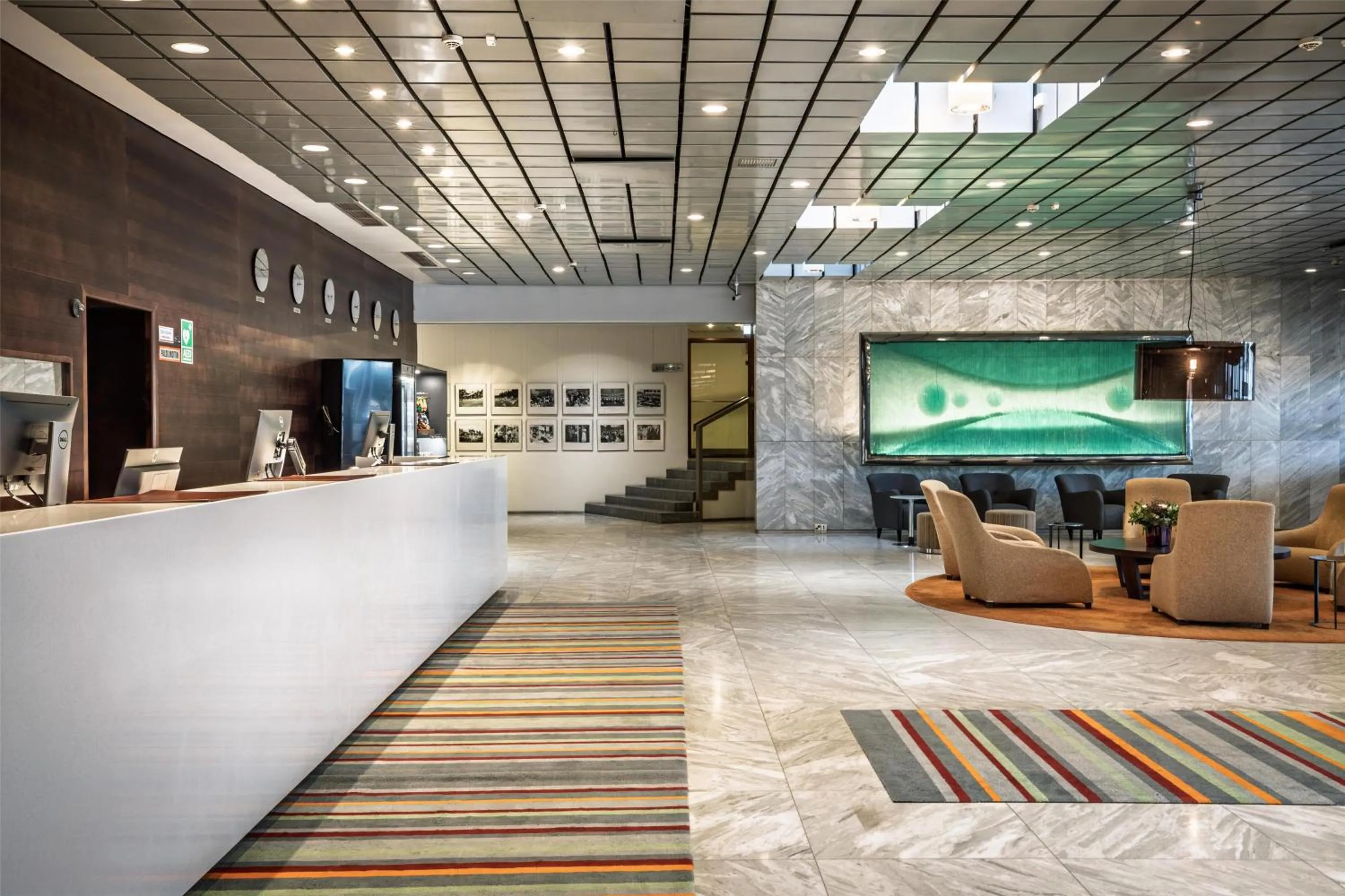 Lobby or reception in Hilton Helsinki Kalastajatorppa
