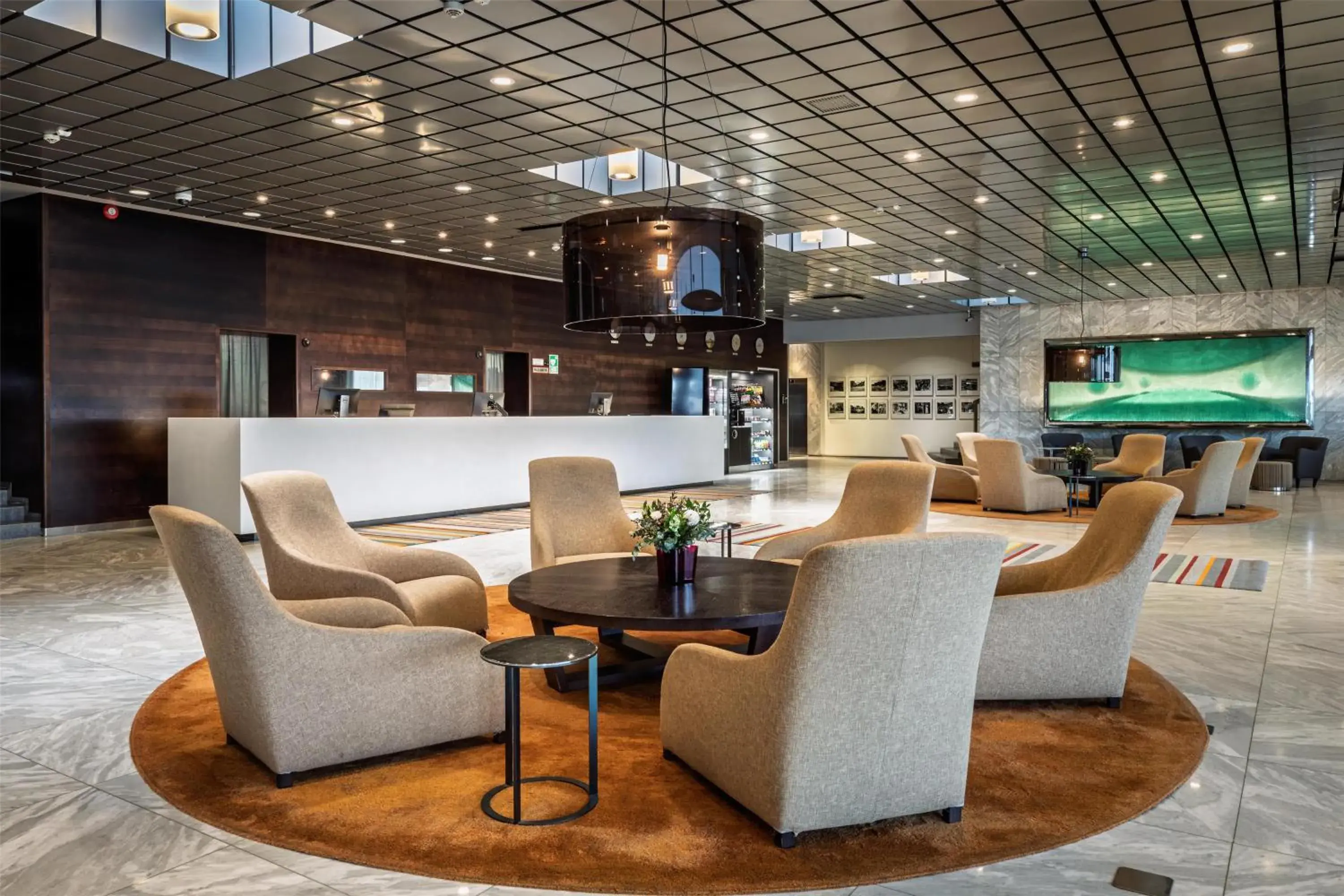 Lobby or reception in Hilton Helsinki Kalastajatorppa Lobby or reception in Hilton Helsinki Kalastajatorppa
