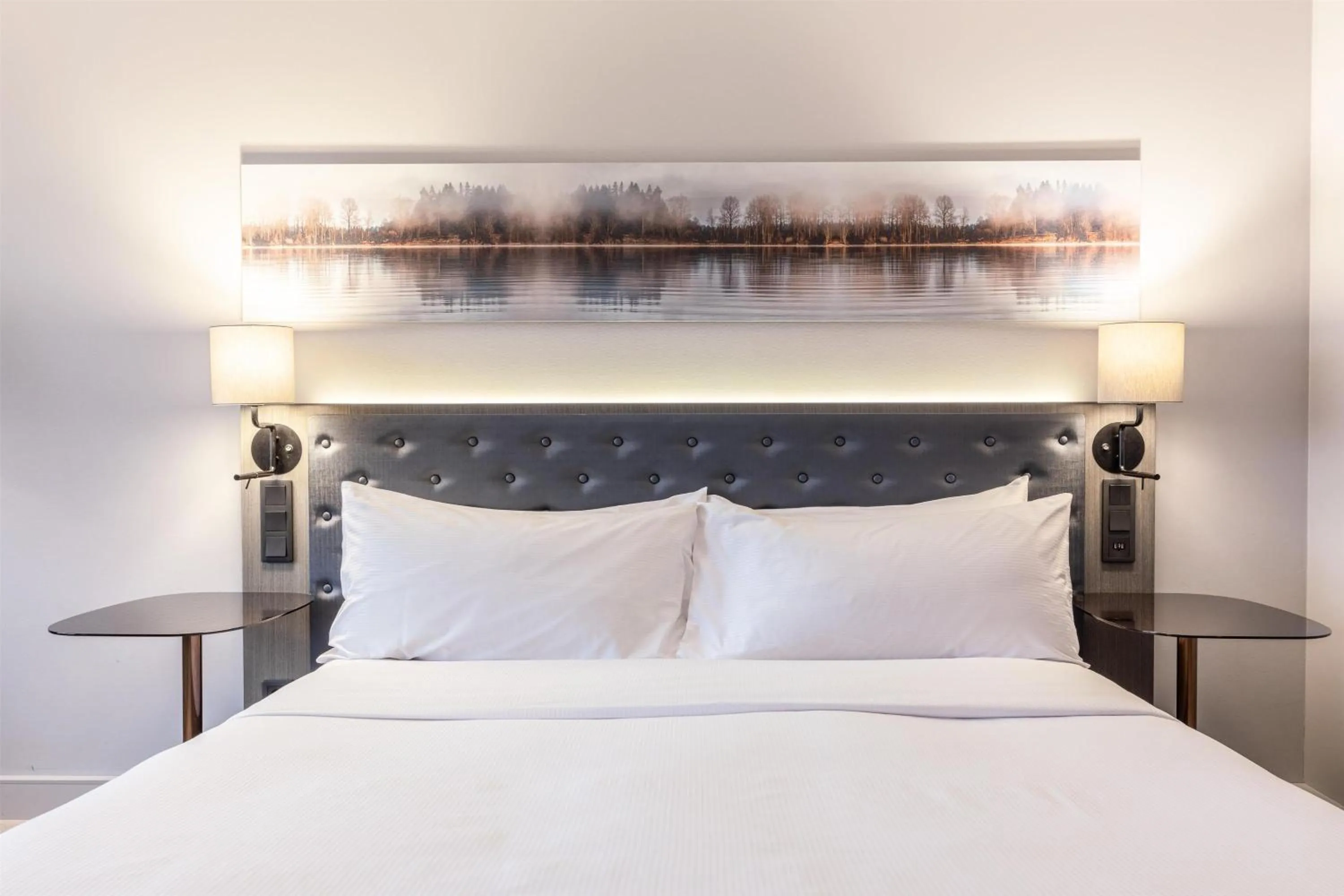 Bed in Hilton Helsinki Strand