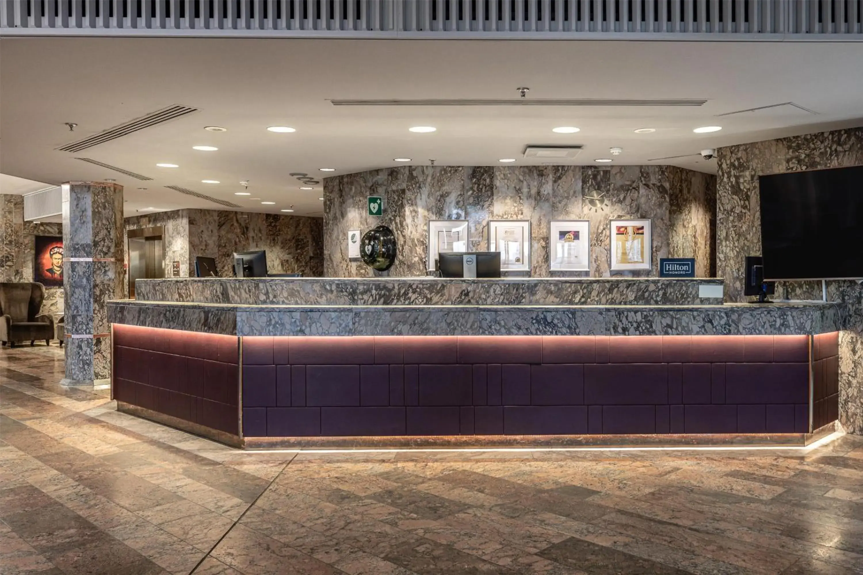 Lobby or reception in Hilton Helsinki Strand Lobby or reception in Hilton Helsinki Strand