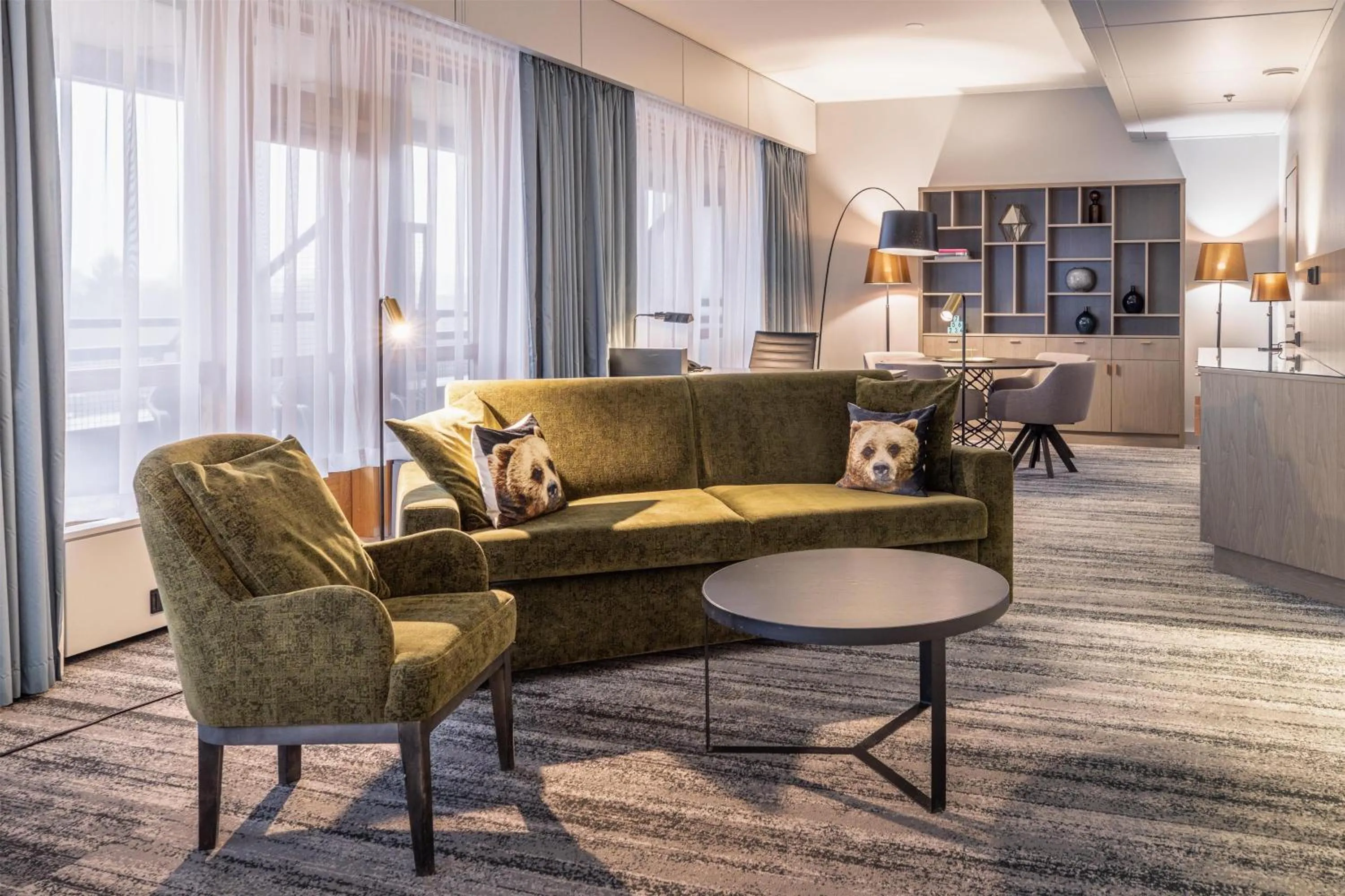 Living room in Hilton Helsinki Strand