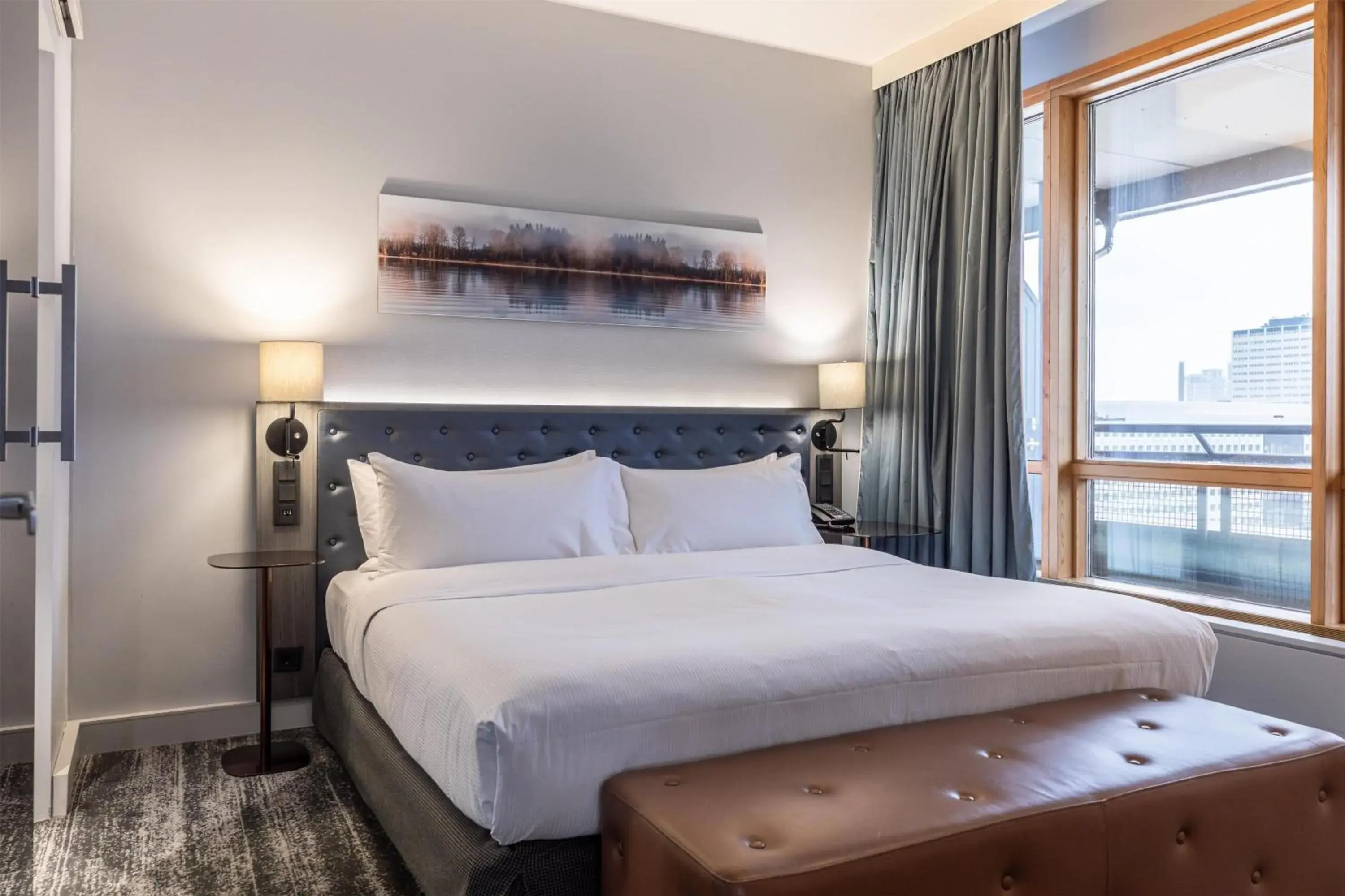 Bed in Hilton Helsinki Strand Bed in Hilton Helsinki Strand