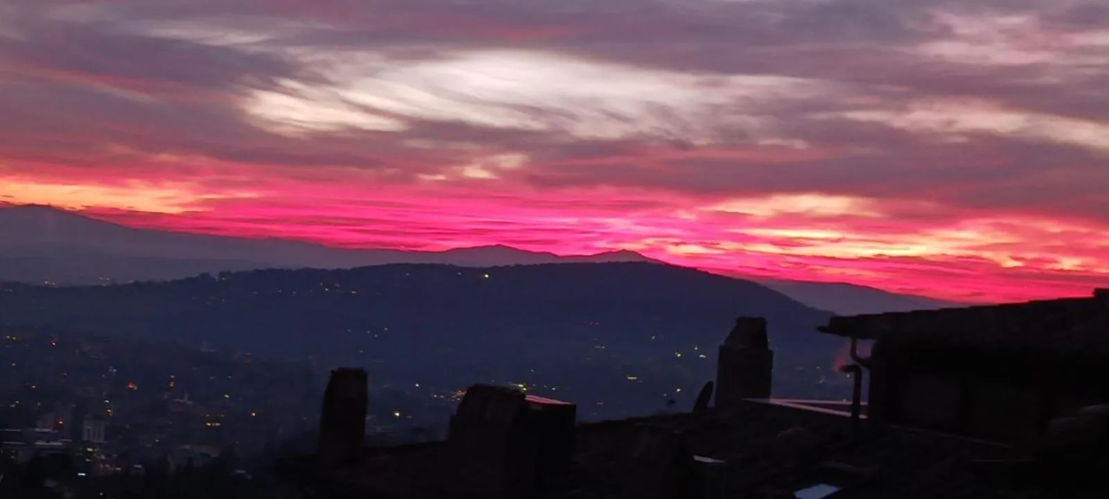 Sunset in Albergo Anna