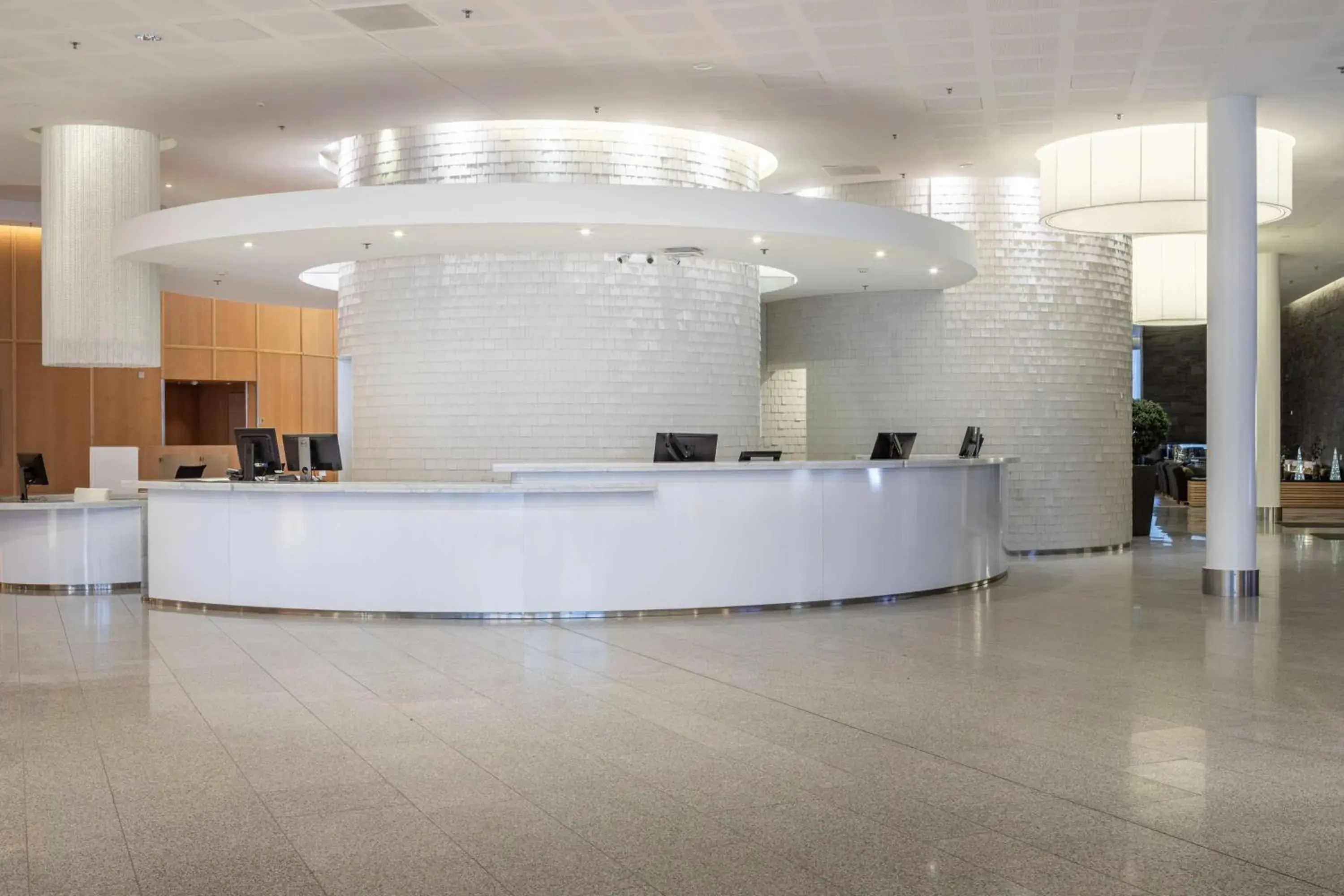 Lobby or reception in Hilton Helsinki Airport Lobby or reception in Hilton Helsinki Airport
