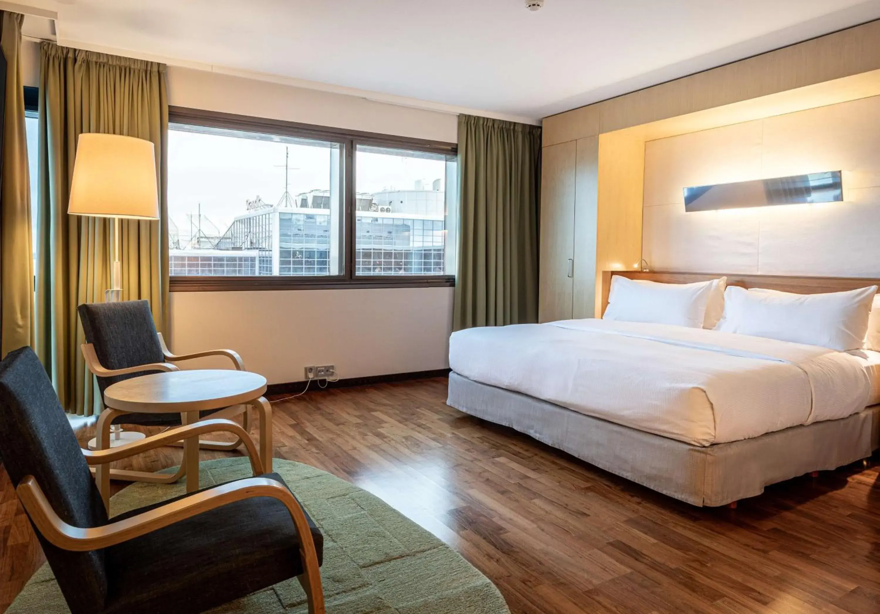 Bed in Hilton Helsinki Airport Bed in Hilton Helsinki Airport