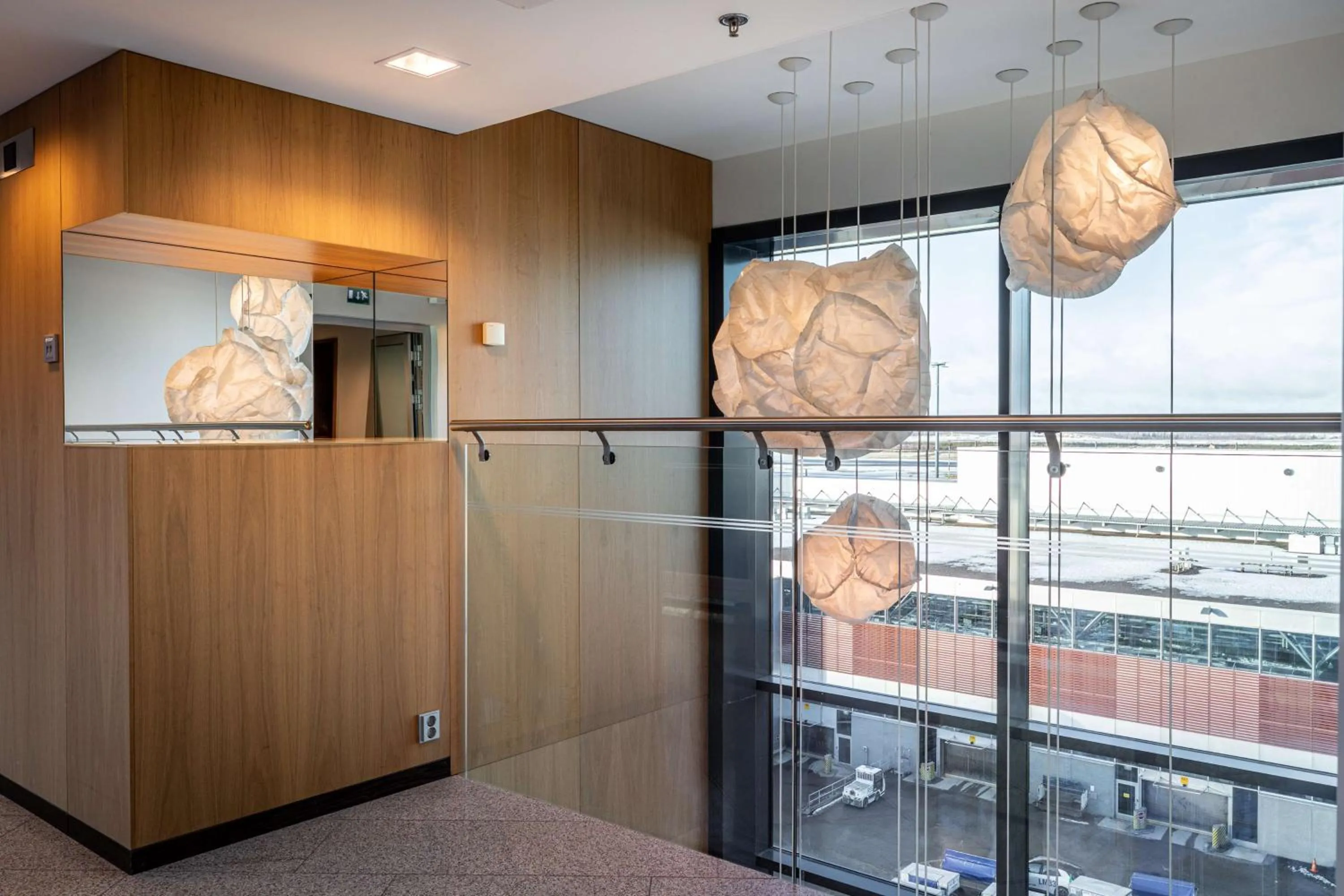 Lobby or reception in Hilton Helsinki Airport