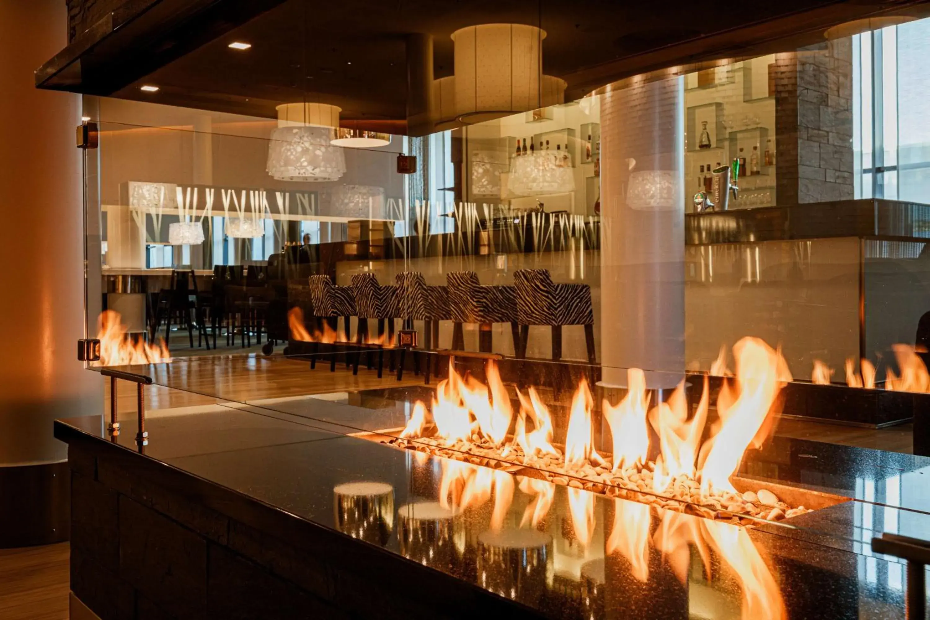 Lounge or bar in Hilton Helsinki Airport Lounge or bar in Hilton Helsinki Airport