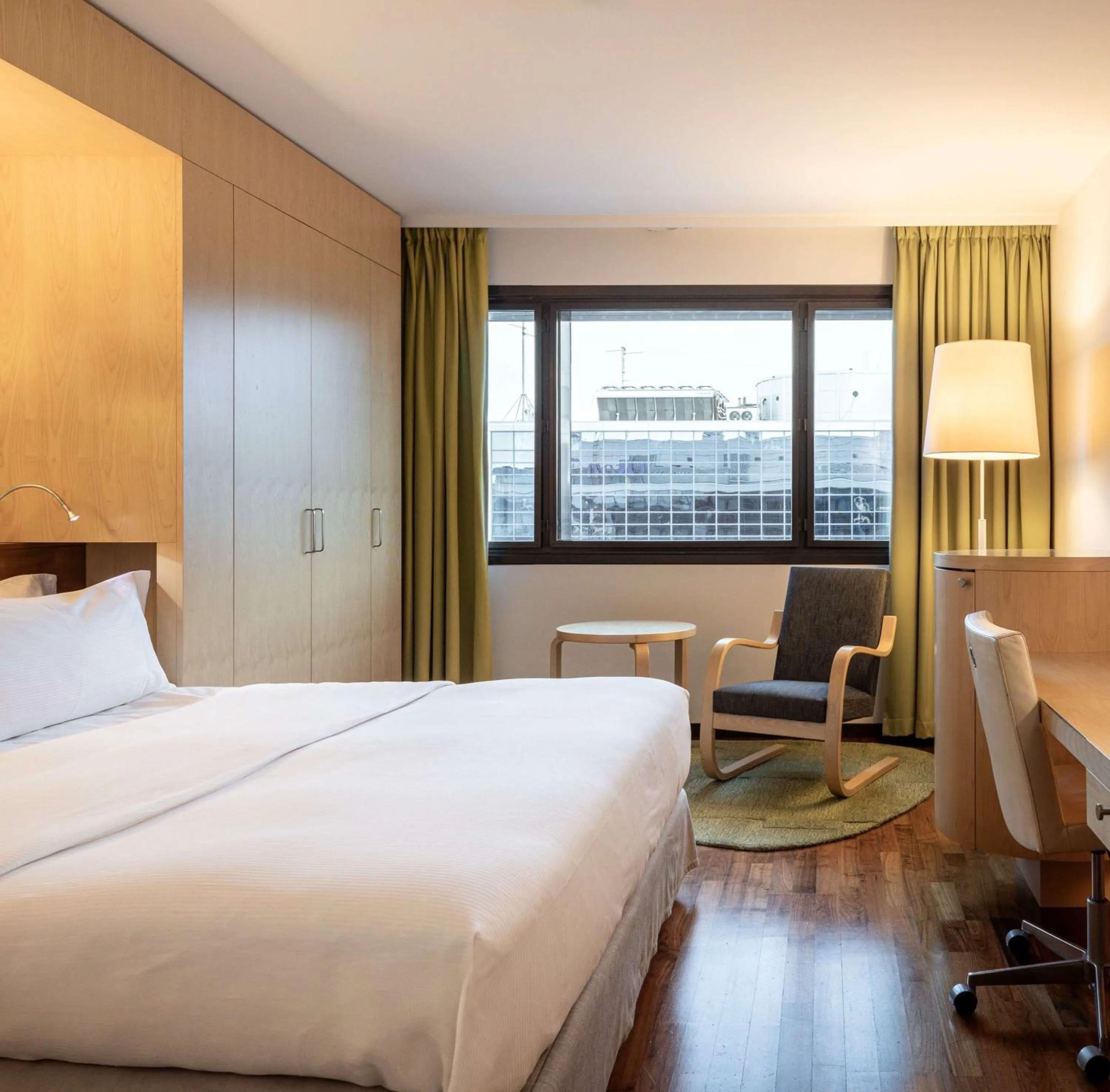 Bed in Hilton Helsinki Airport