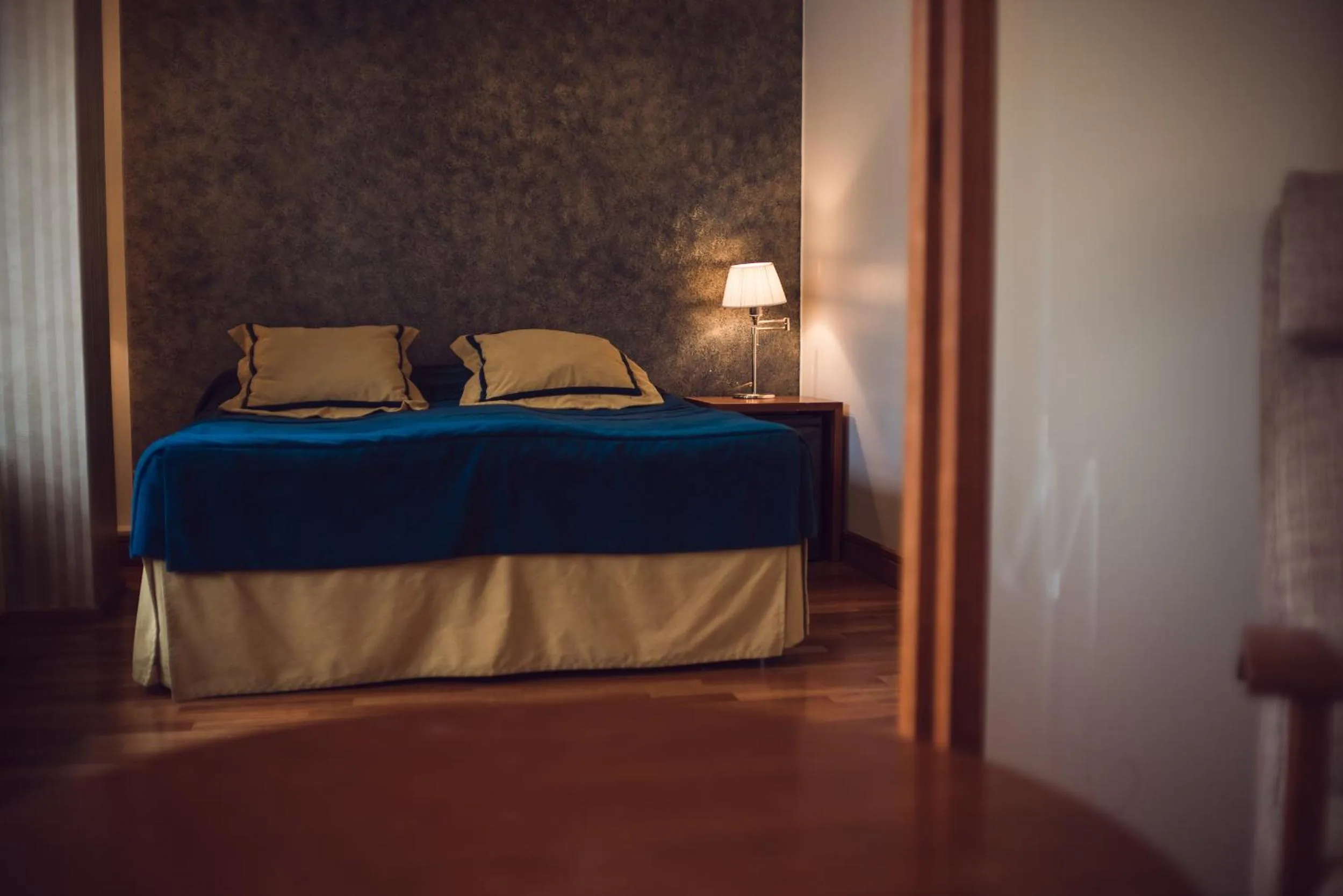 Decorative detail, Bed in Hotel Arthur