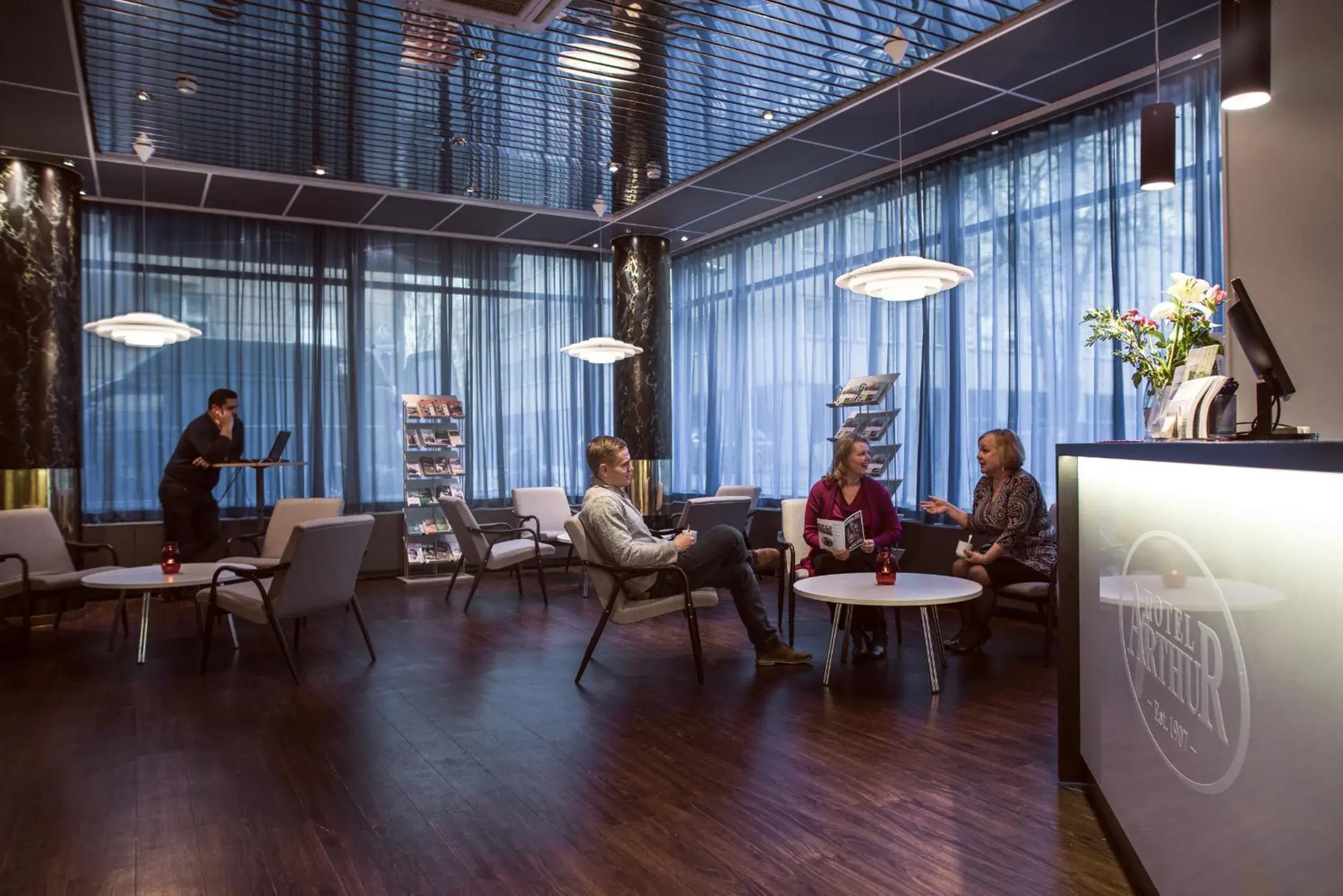 Lobby or reception in Hotel Arthur Lobby or reception in Hotel Arthur