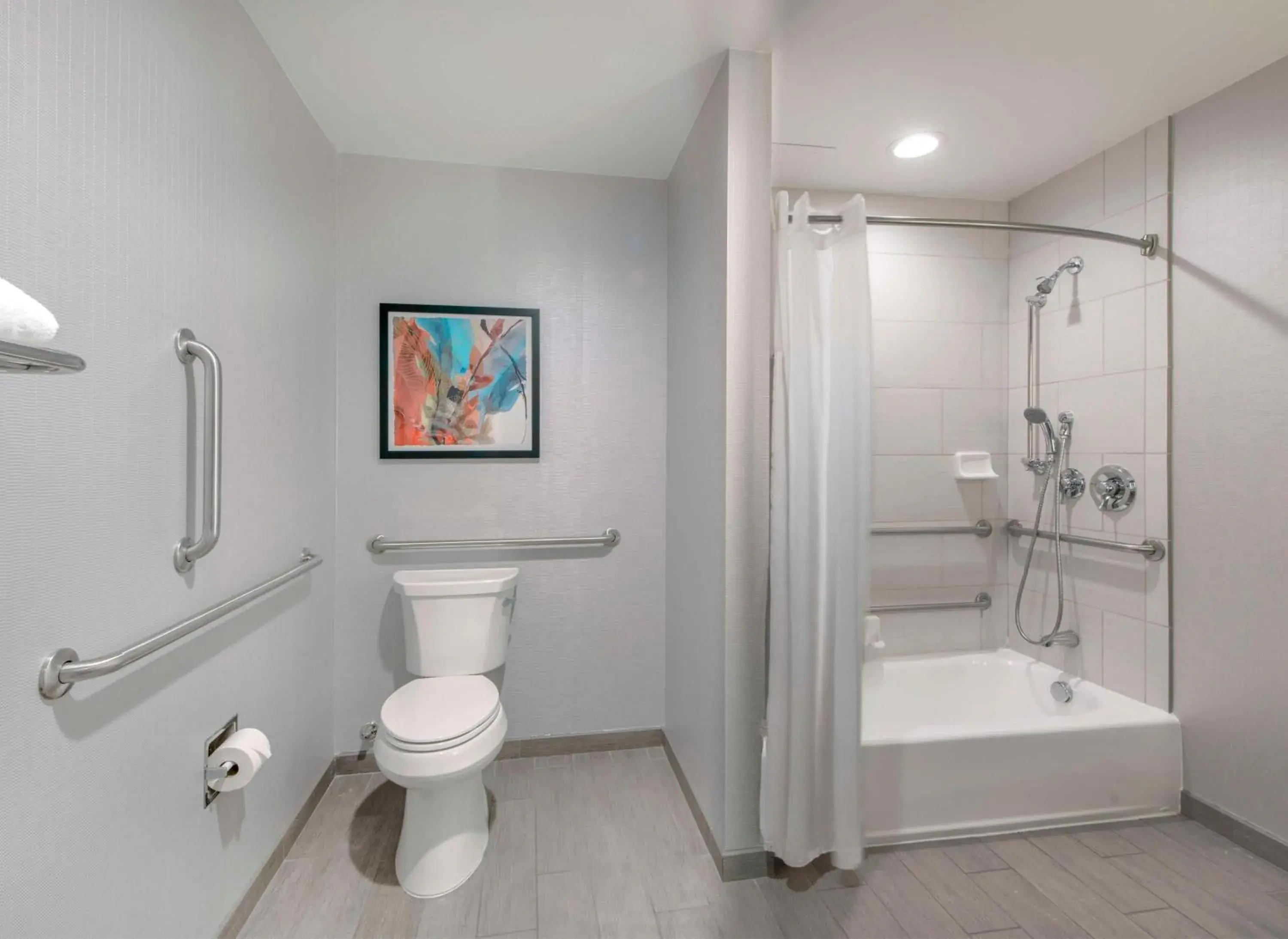 Bathroom in Hilton Garden Inn Raleigh Cary Bathroom in Hilton Garden Inn Raleigh Cary