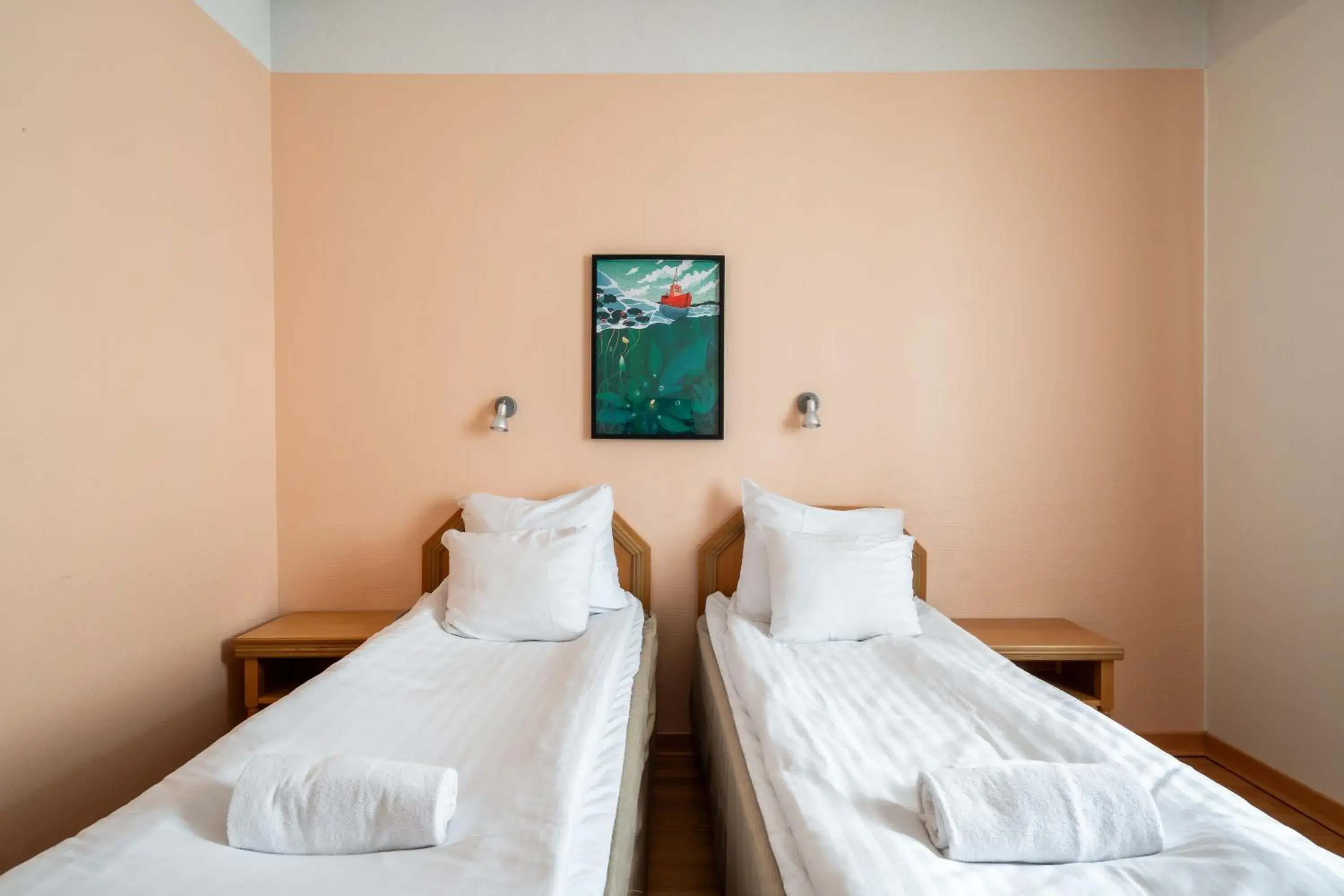 Bedroom, Bed in Hiisi Hotel Turku Seaport Bedroom, Bed in Hiisi Hotel Turku Seaport