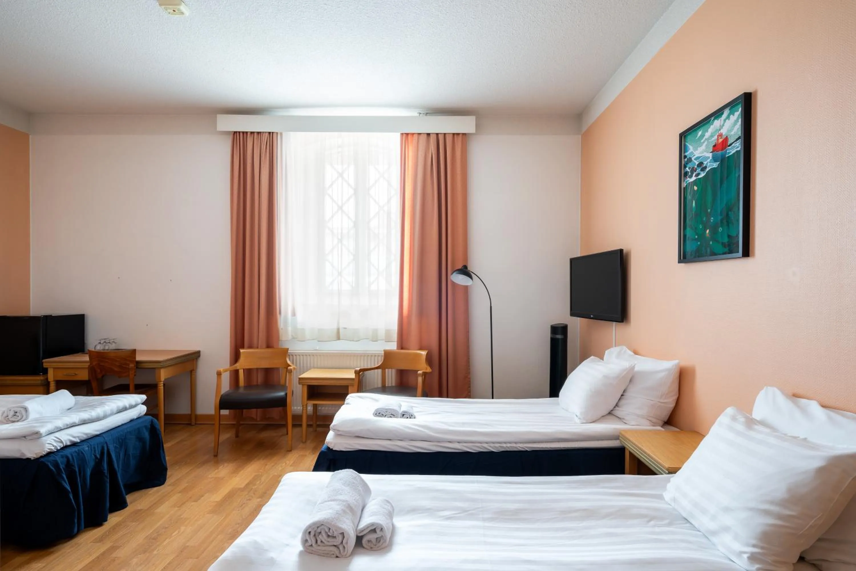 Bedroom, Bed in Hiisi Hotel Turku Seaport