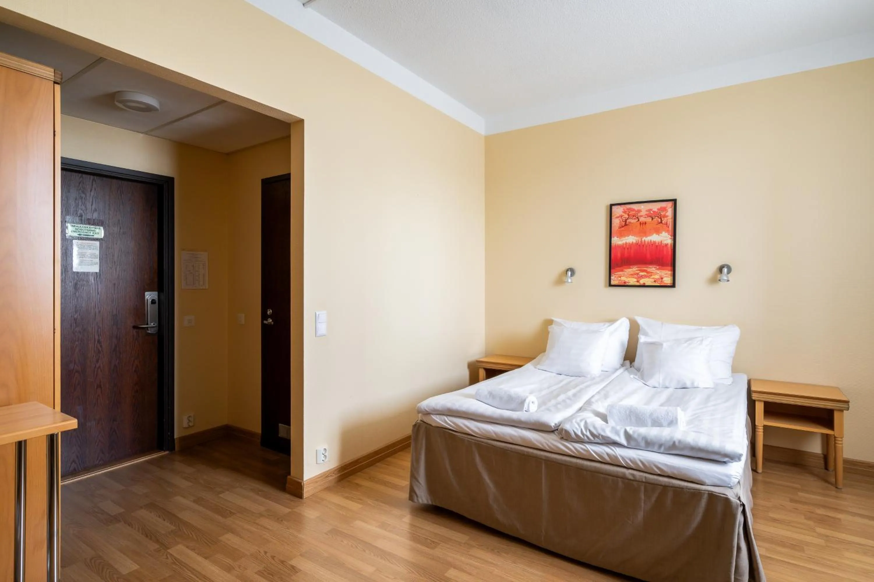 Bedroom, Bed in Hiisi Hotel Turku Seaport