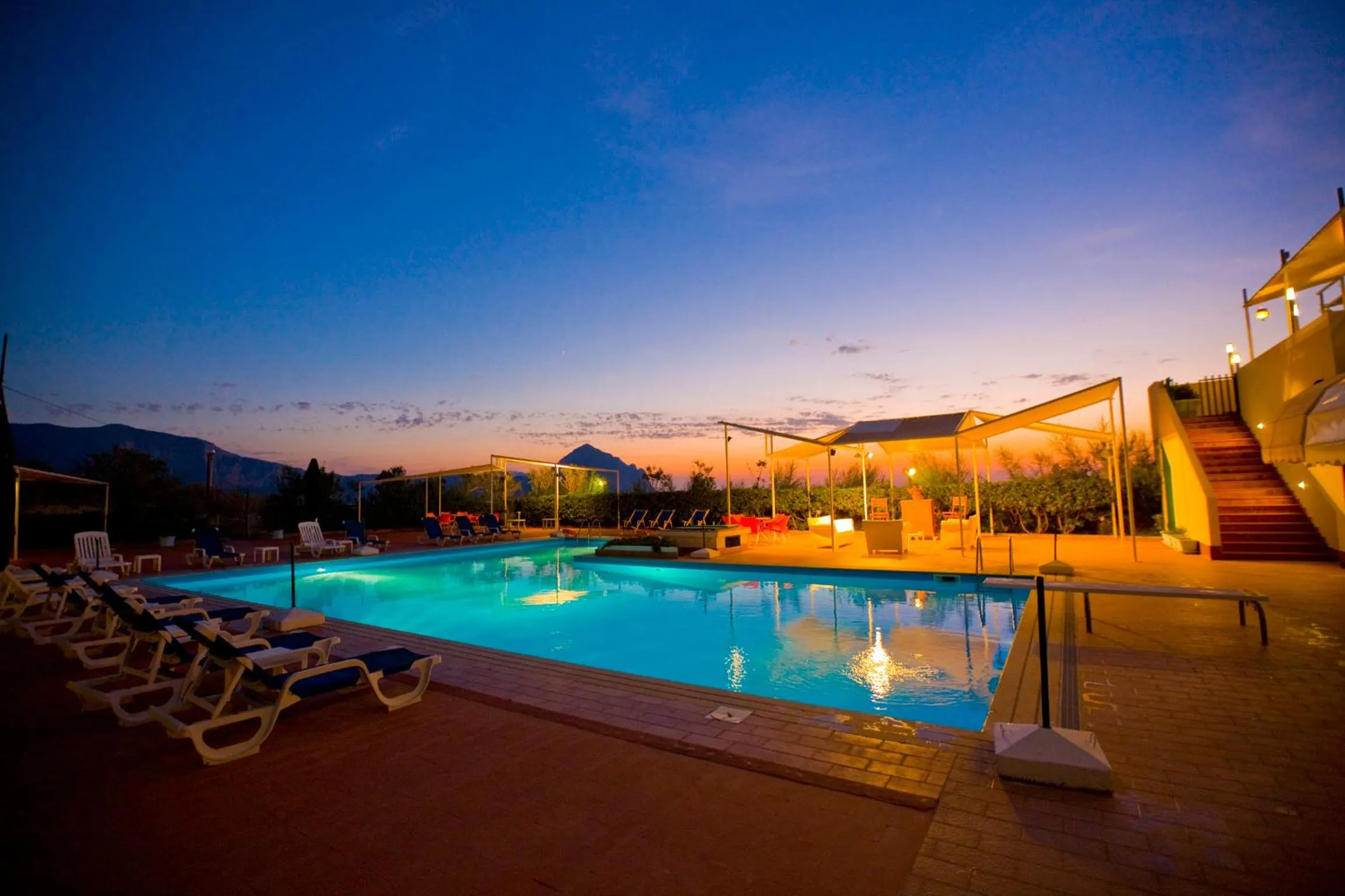 Pool view in Hotel Pocho