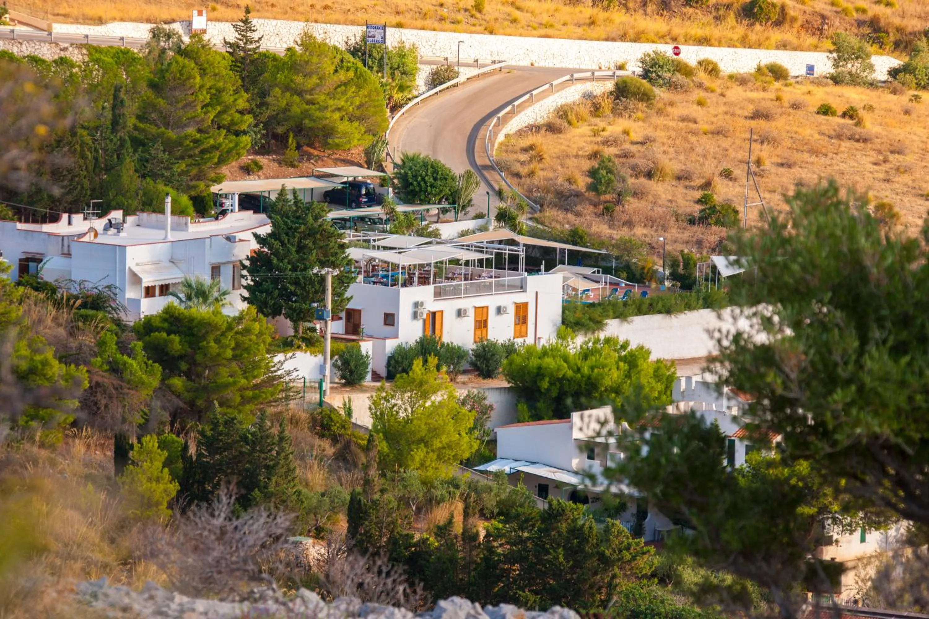 Bird's eye view in Hotel Pocho