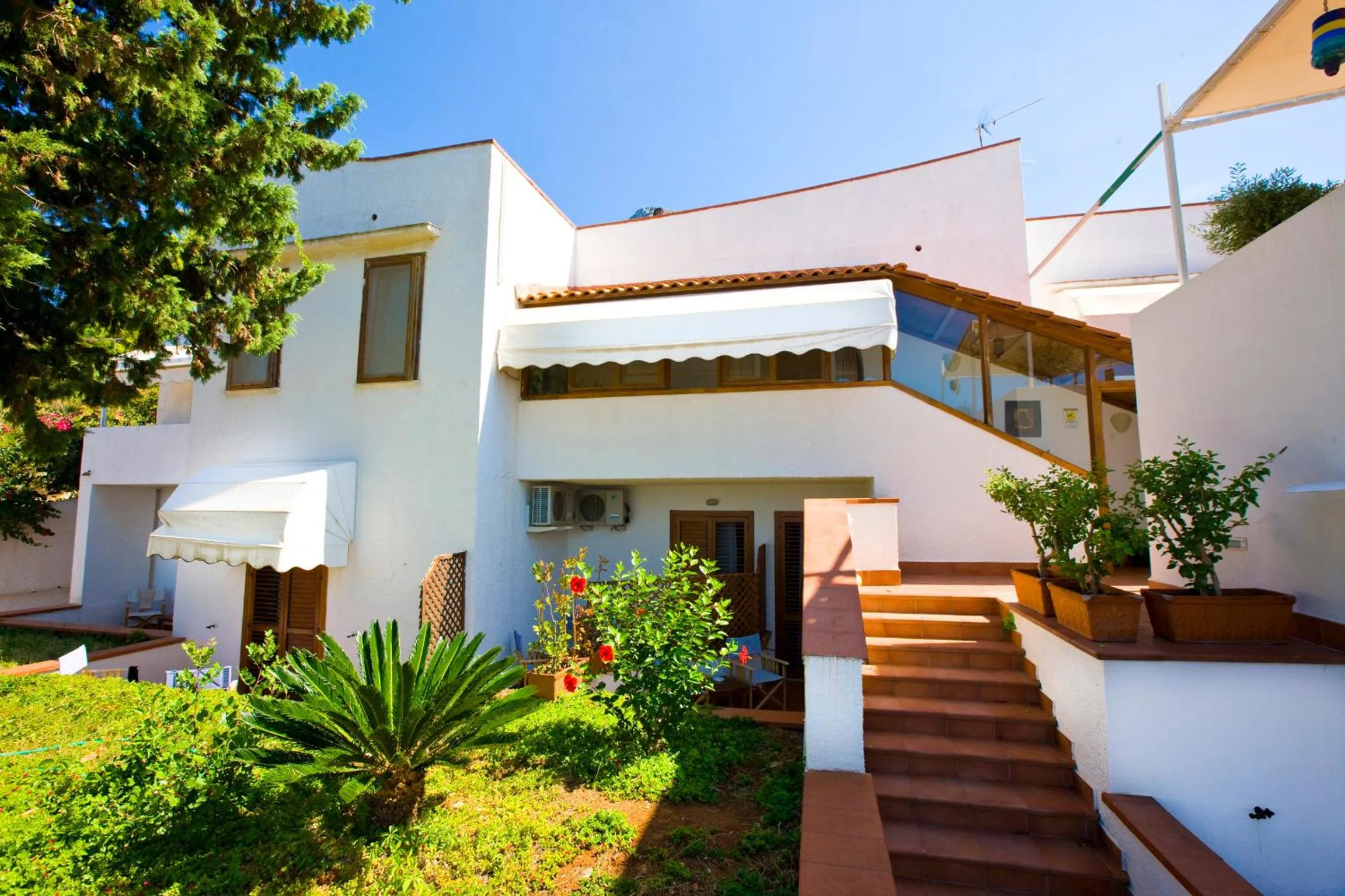 Garden view in Hotel Pocho
