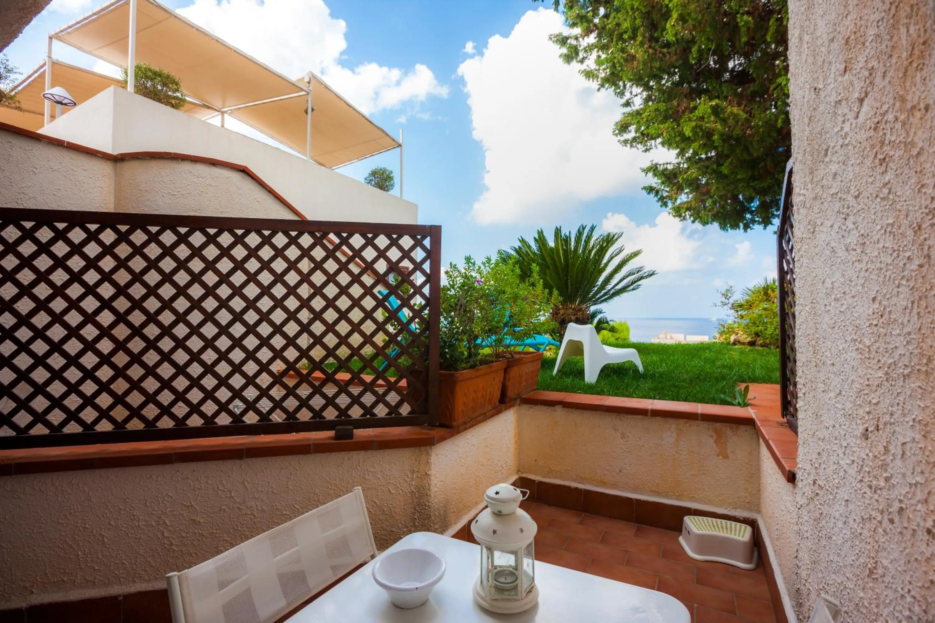 Garden view in Hotel Pocho