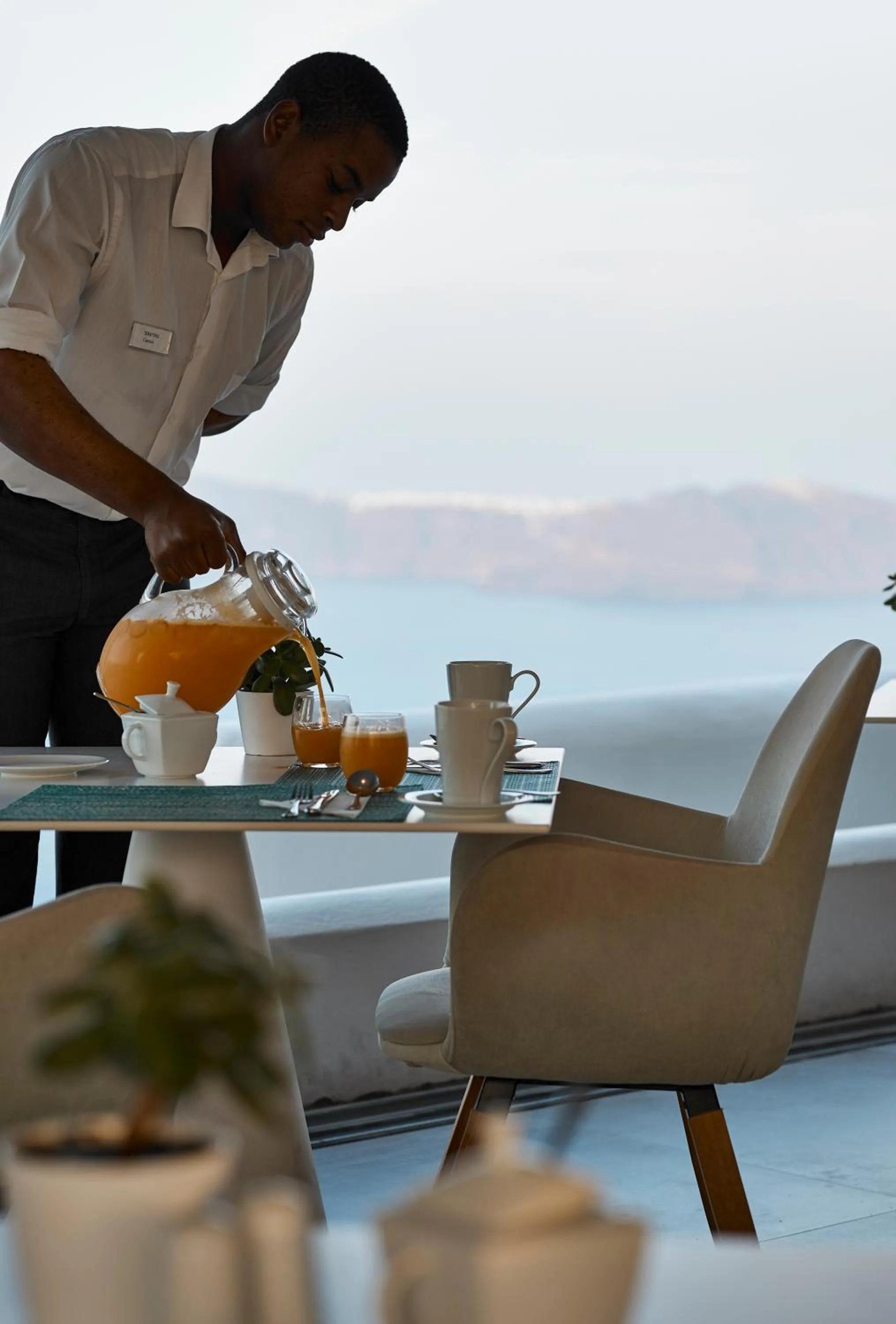Restaurant/places to eat in Santorini Princess Spa Hotel