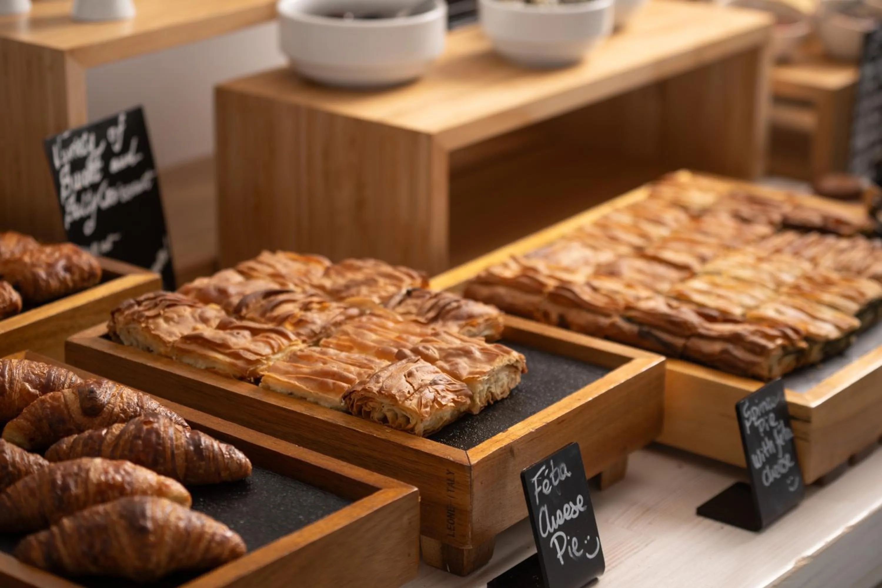 Buffet breakfast in Santorini Princess Spa Hotel