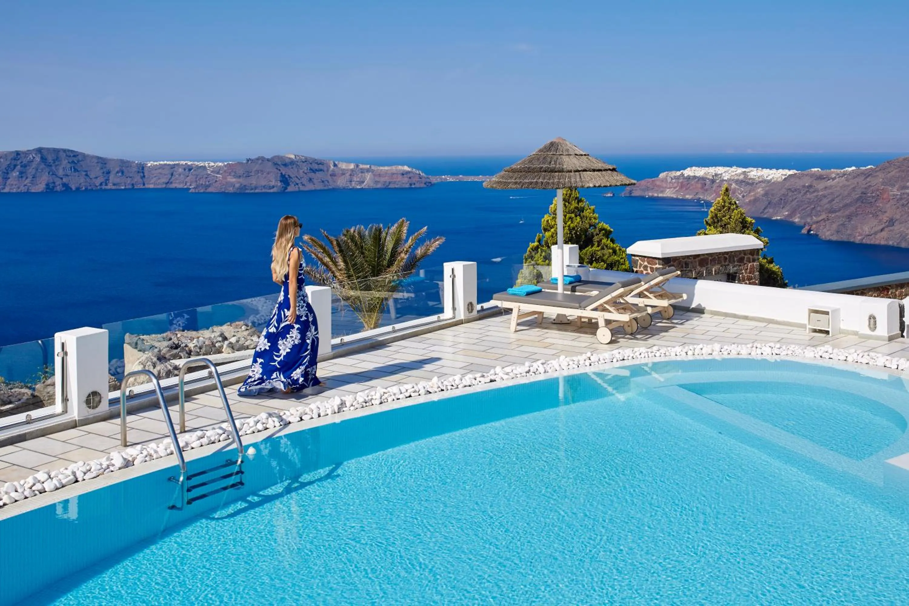 Natural landscape in Santorini Princess Spa Hotel