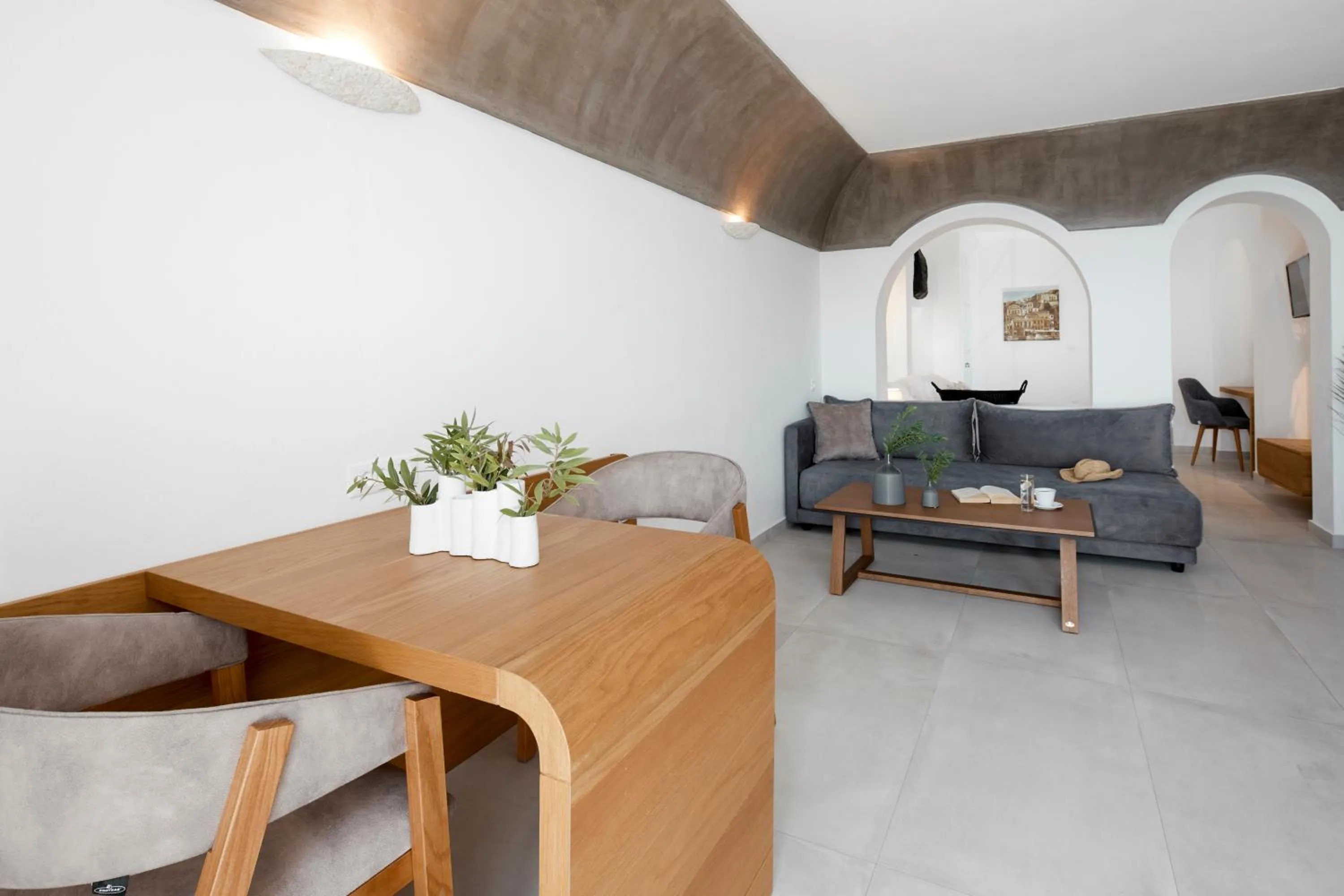 Living room in Santorini Princess Spa Hotel