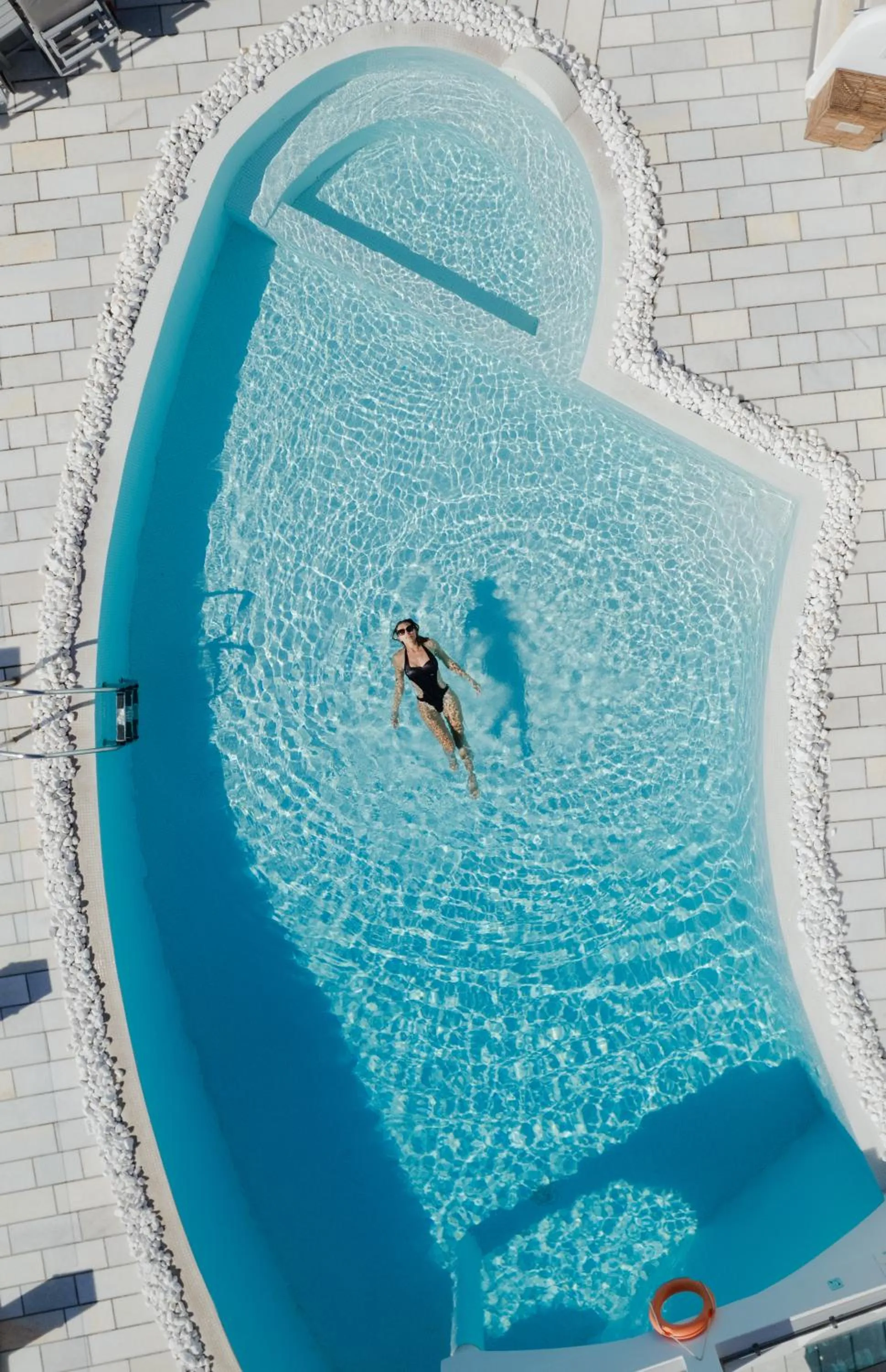 Swimming pool in Santorini Princess Spa Hotel