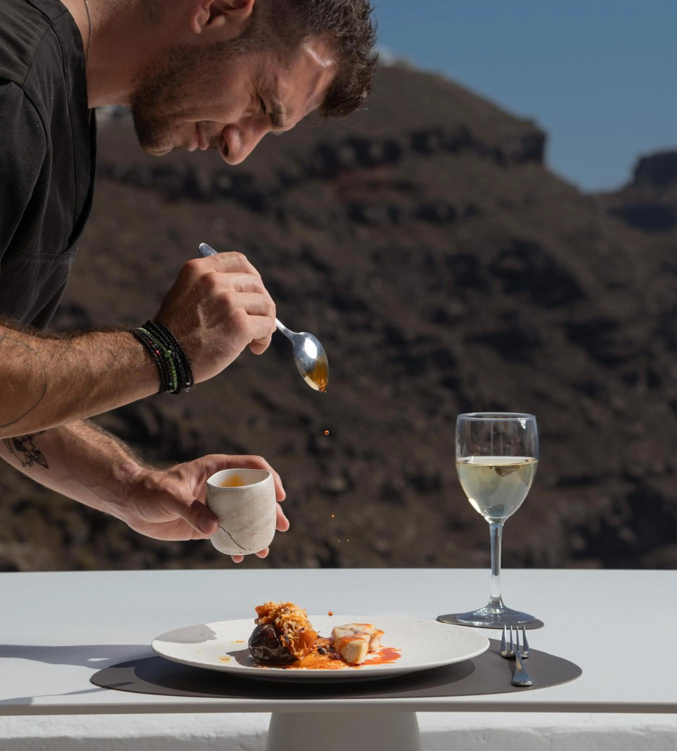 Meals in Santorini Princess Spa Hotel