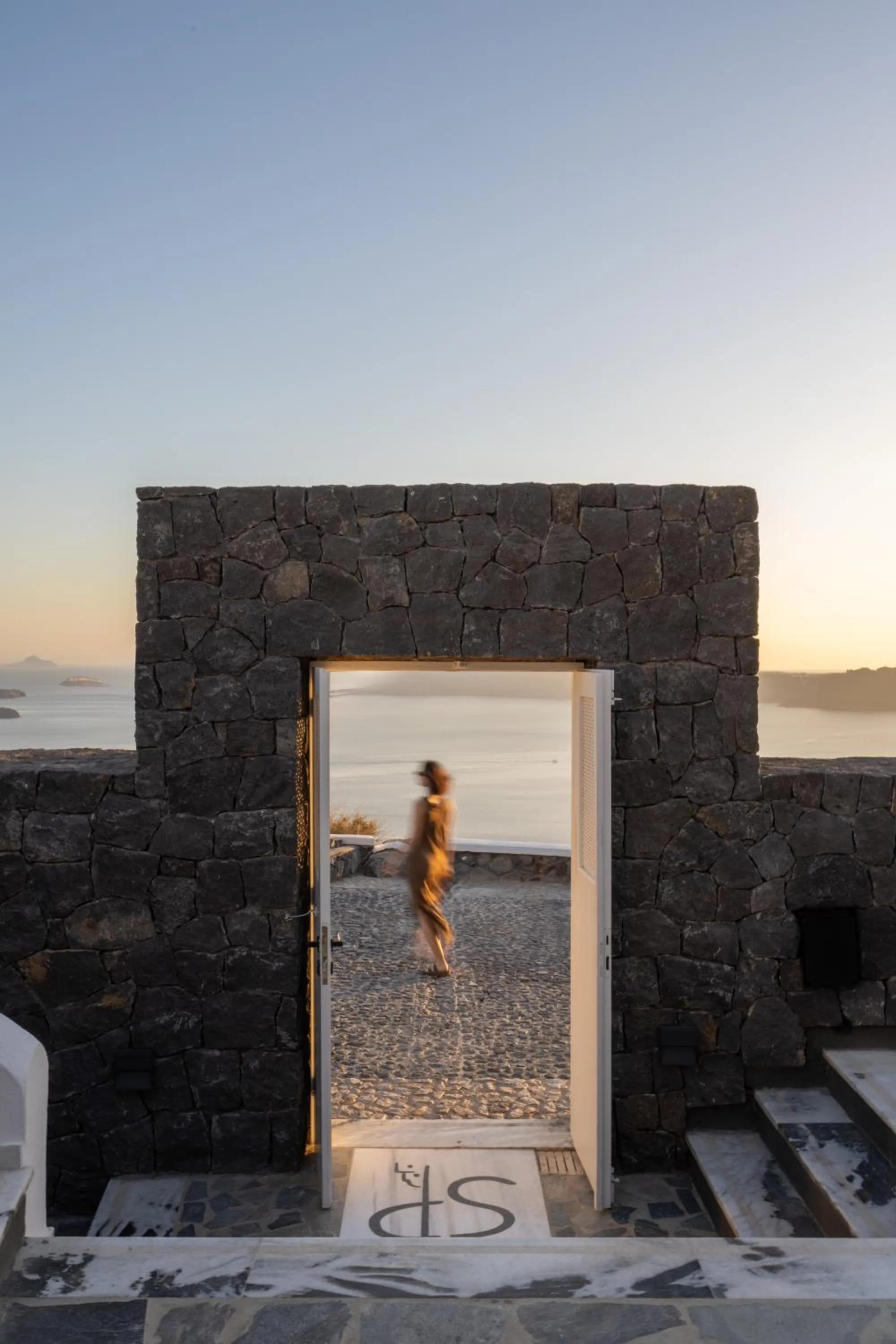 Facade/entrance in Santorini Princess Spa Hotel