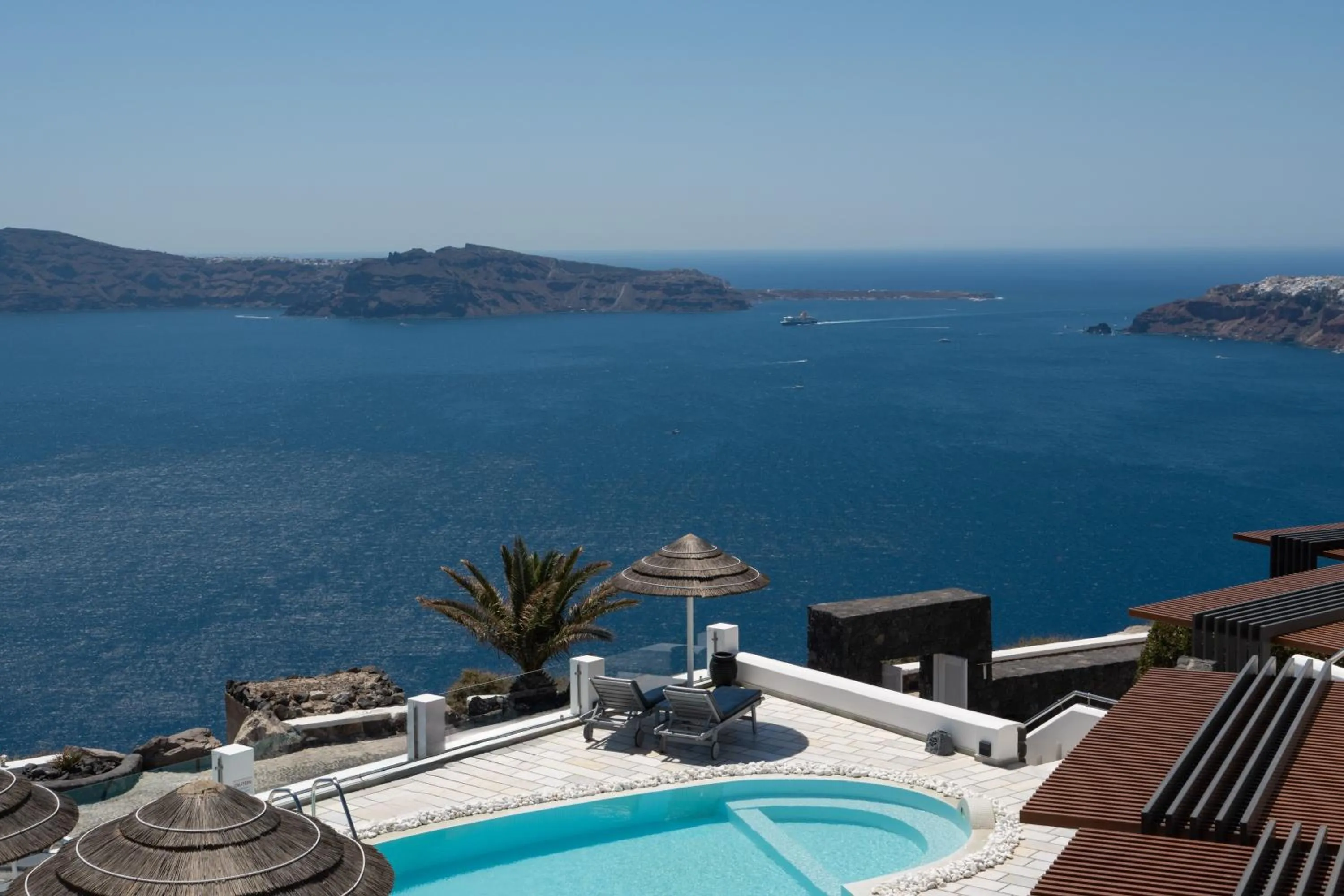 Natural landscape in Santorini Princess Spa Hotel