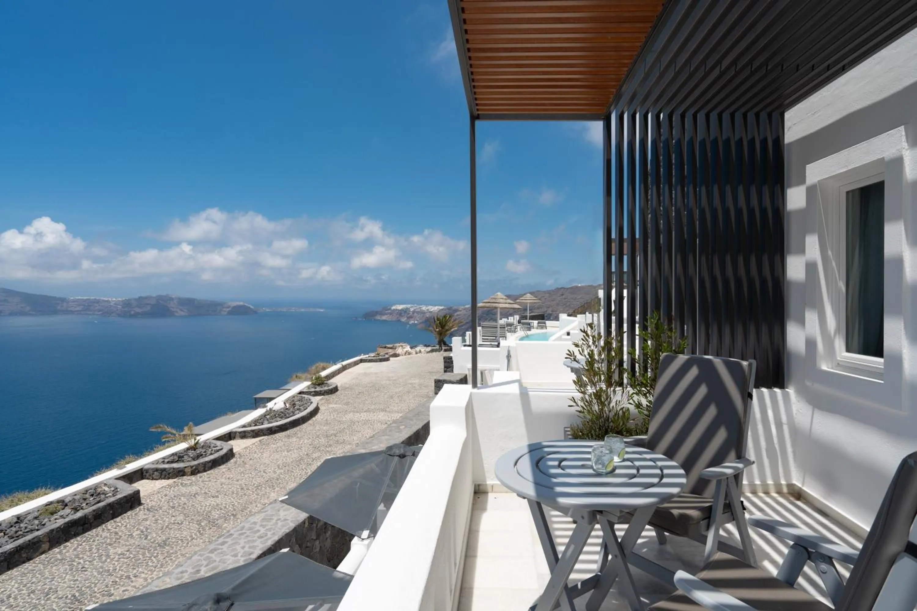 Balcony/Terrace in Santorini Princess Spa Hotel