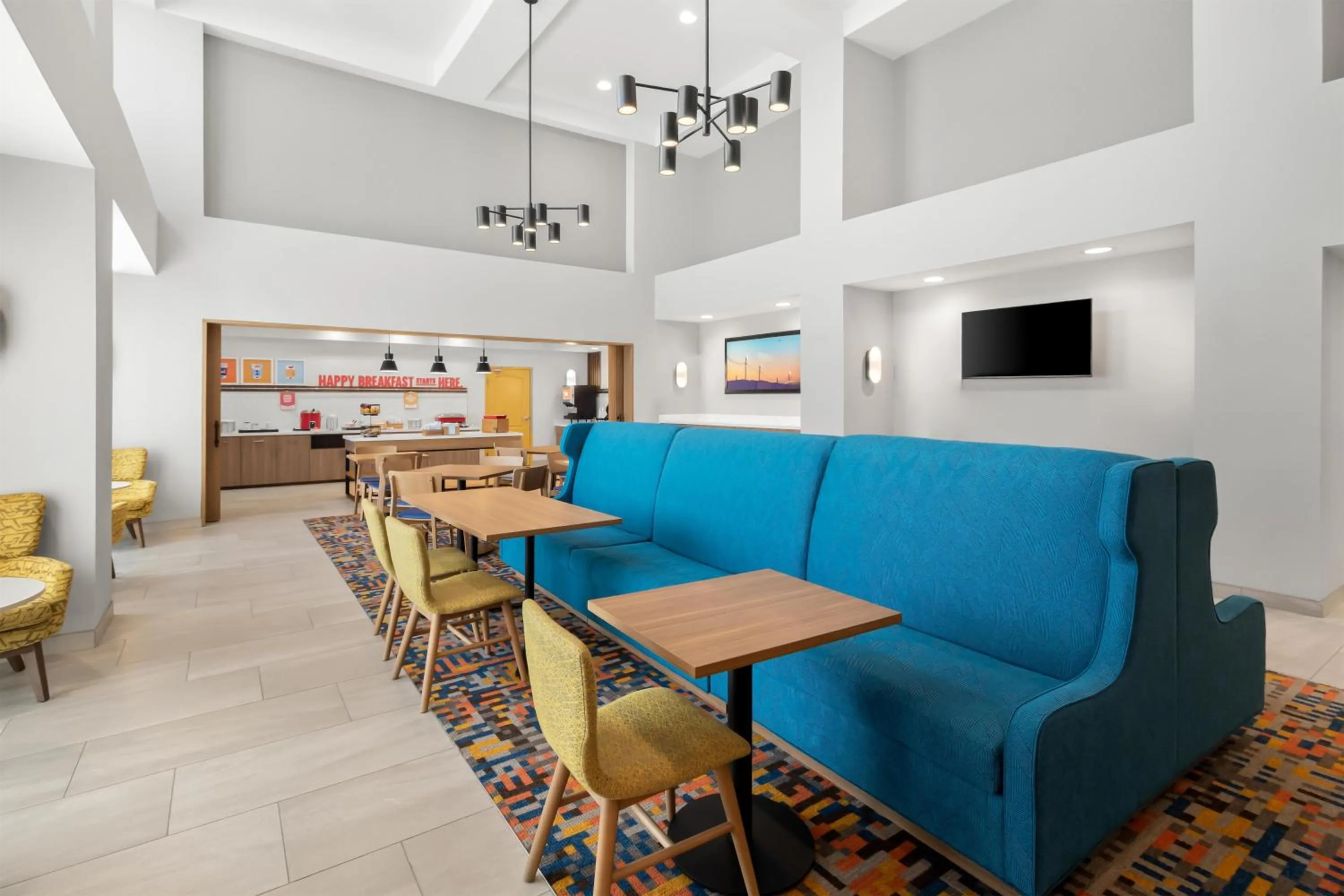 Lobby or reception in Hampton Inn & Suites New Castle, PA