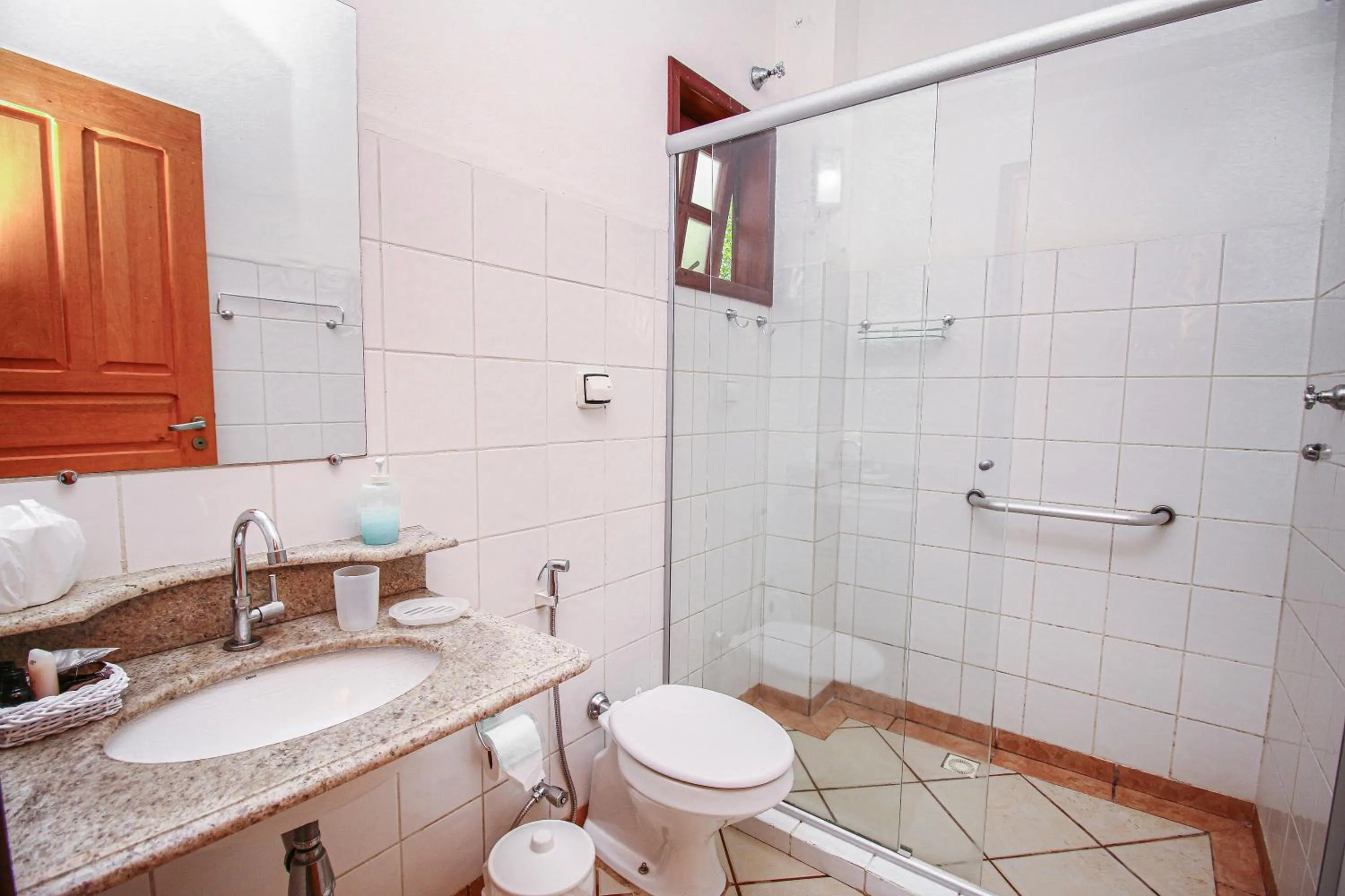 Bathroom in Pousada Flores do Cerrado