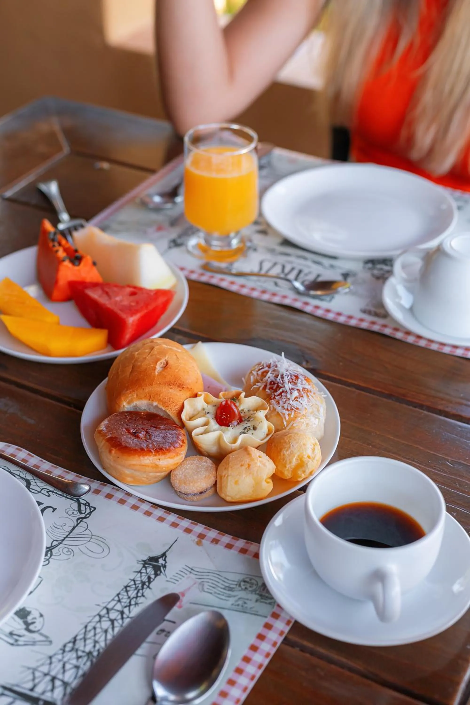 Breakfast in Pousada Flores do Cerrado